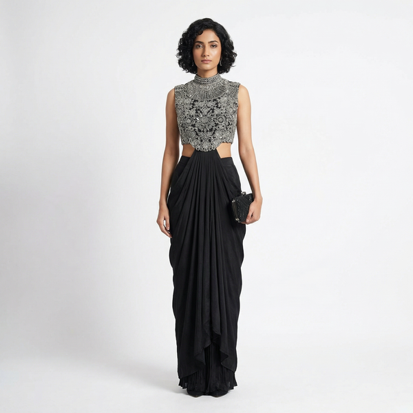 Ashley Draped Dress by Ozel