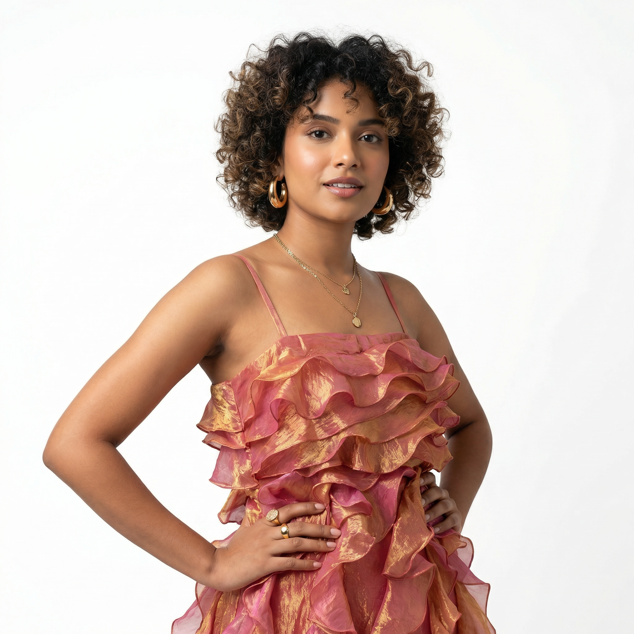Dune – cascade short dress by Ozel