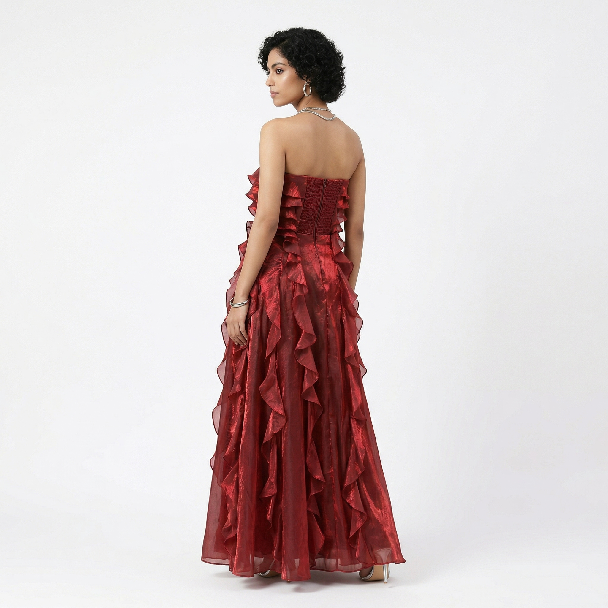 Dune – cascade gown by Ozel