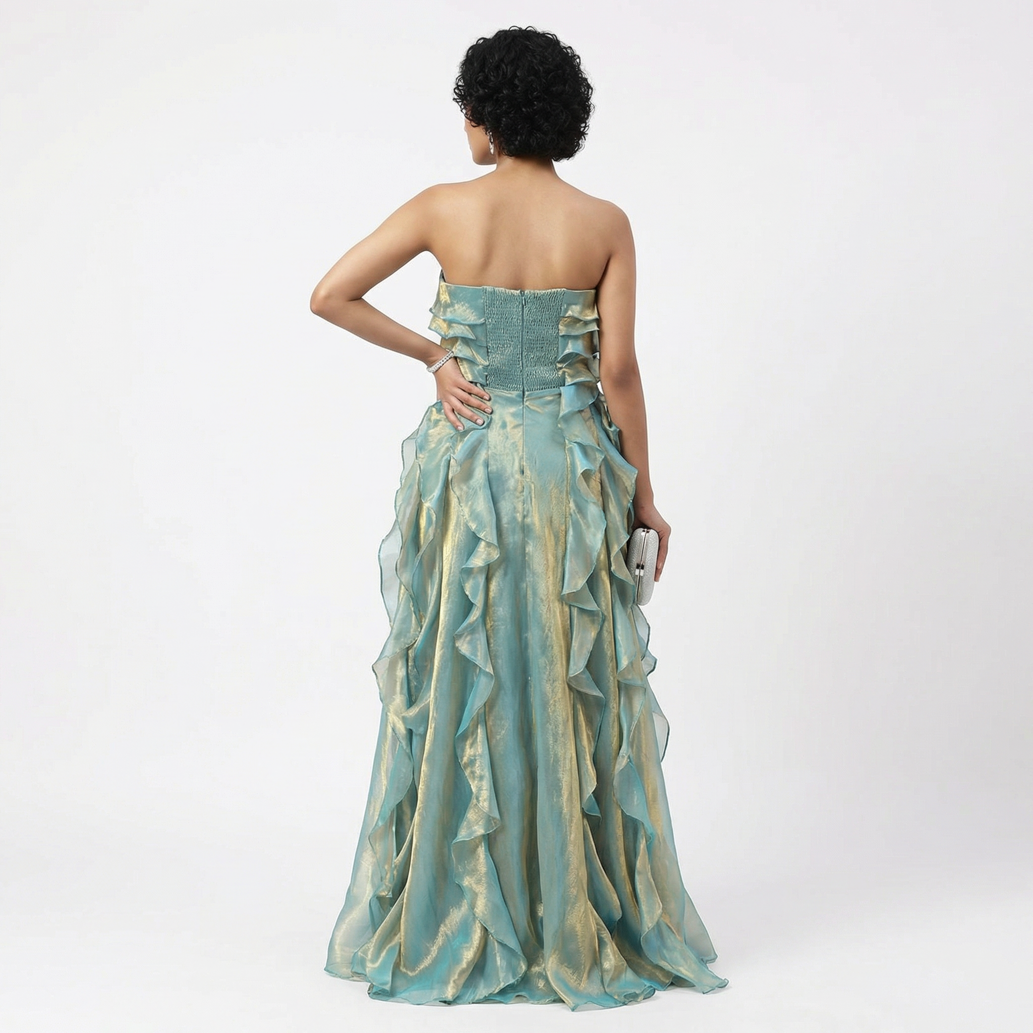 Dune – cascade gown by Ozel