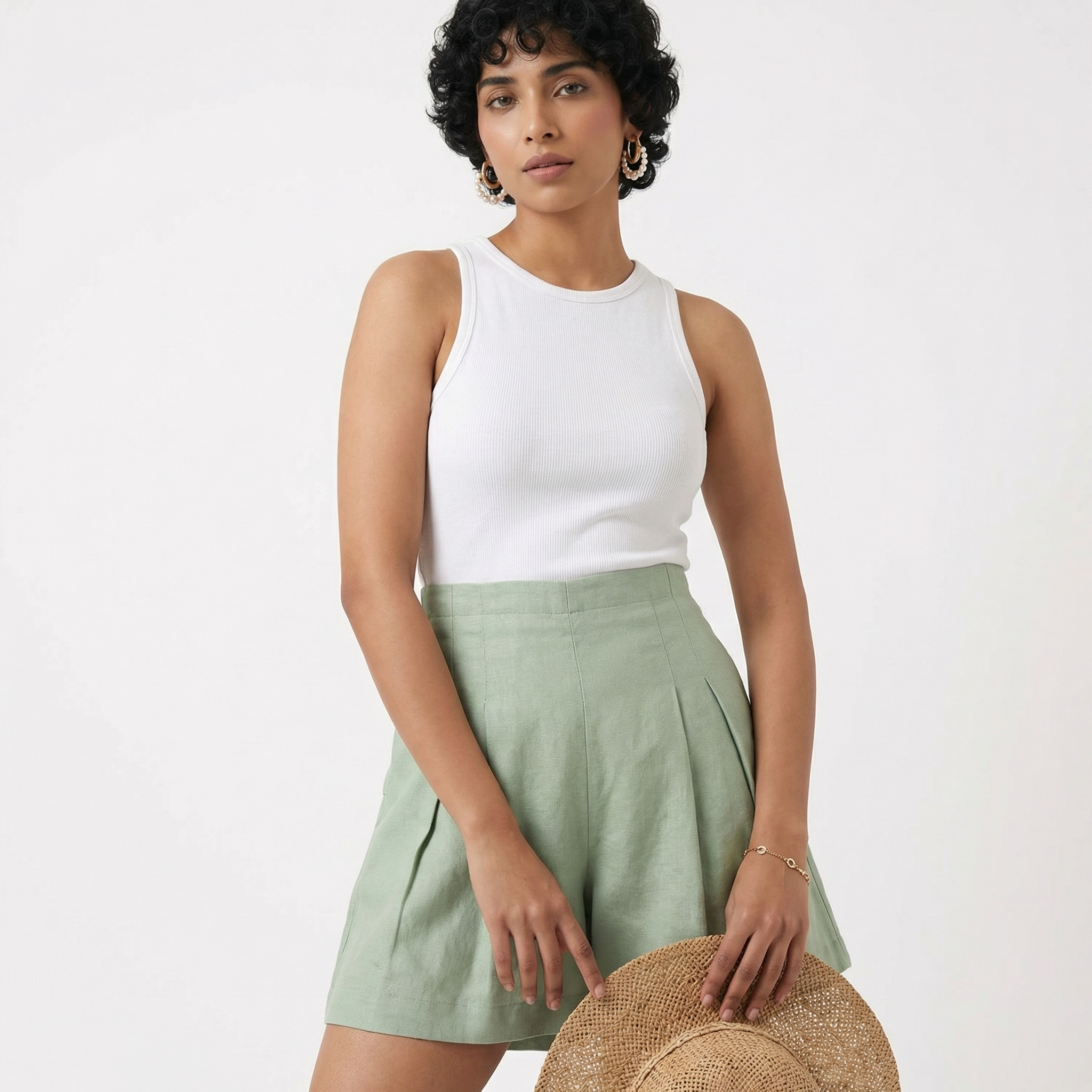 Summer Pleated shorts