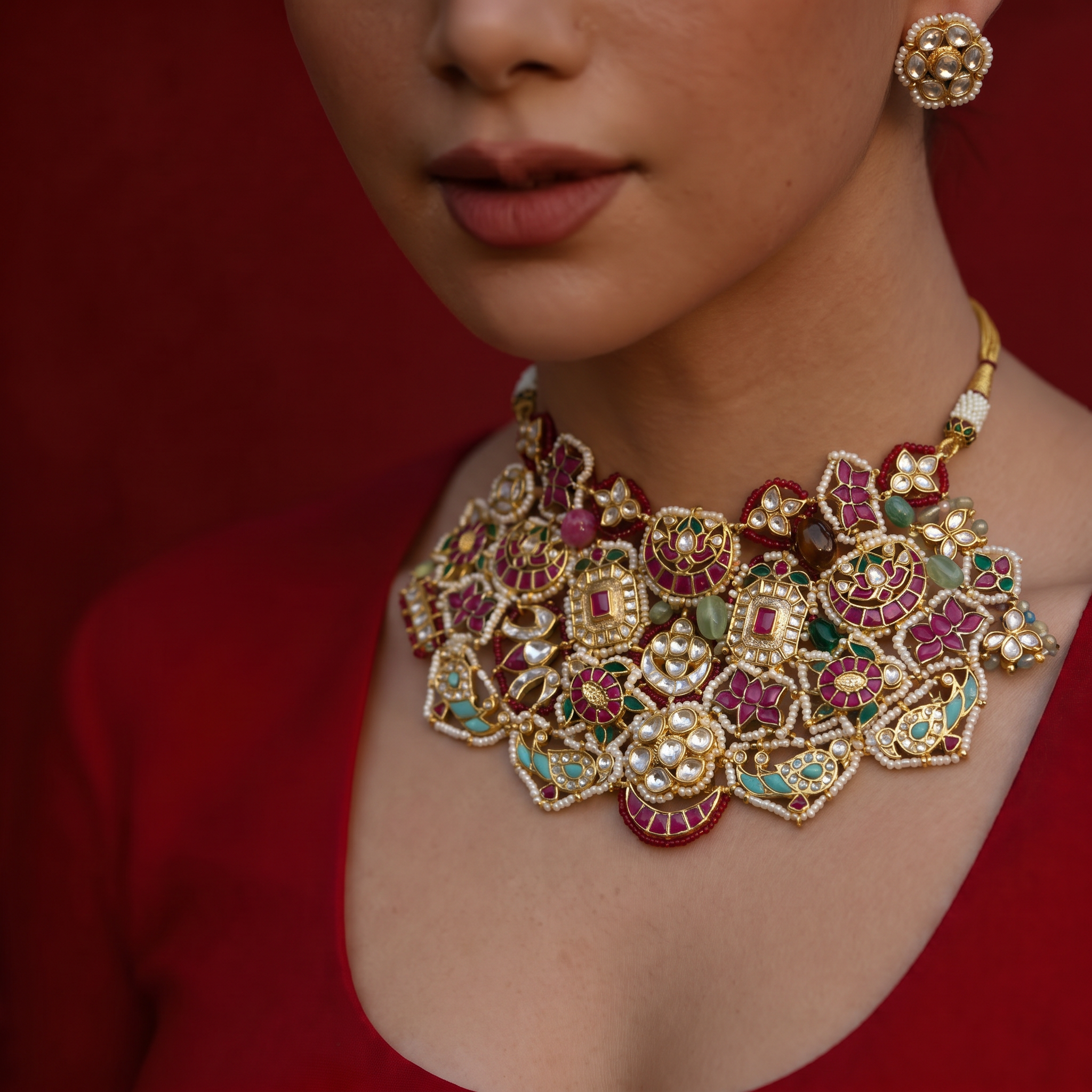Heritage Tukdi Unique Choker Necklace