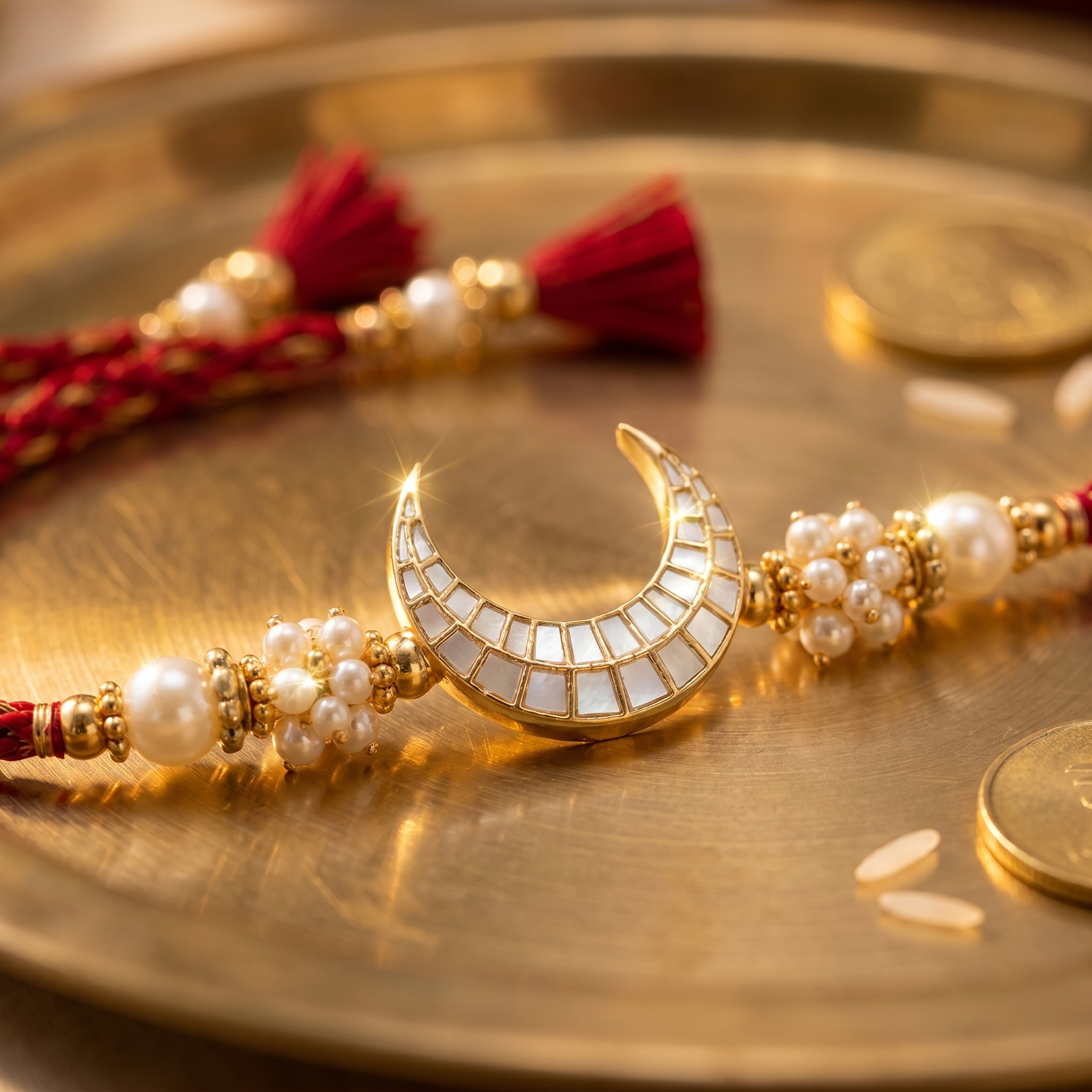 Chandra Crescent Rakhi