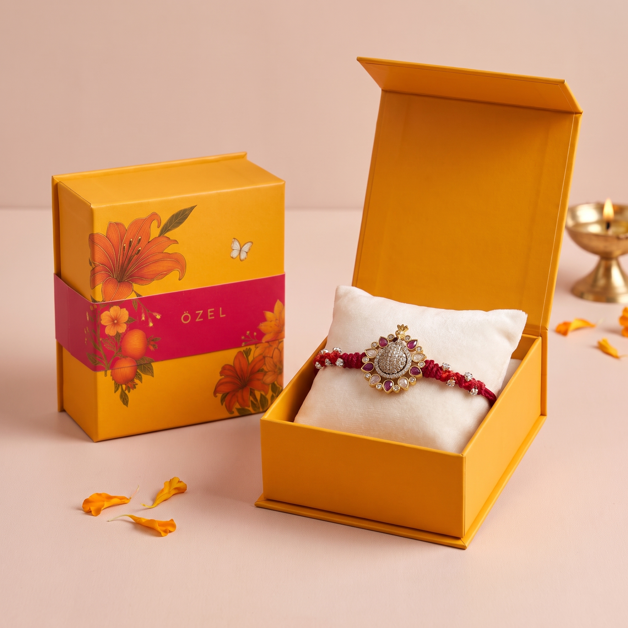 Mor Rakhi - Red