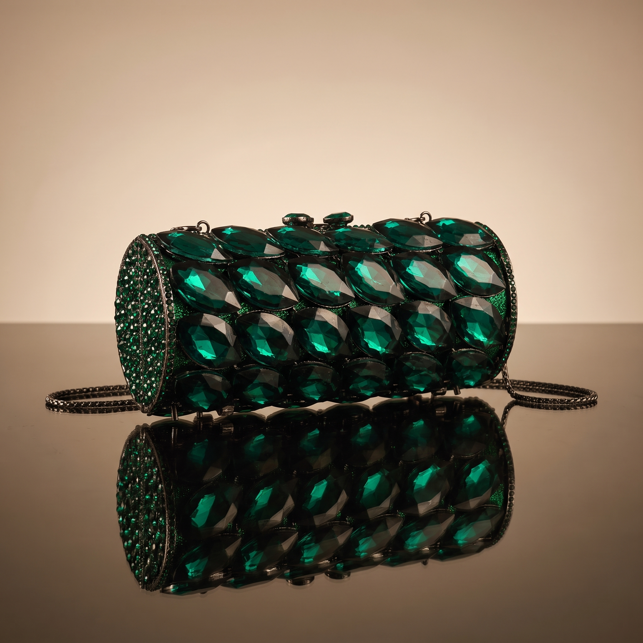 Aurora Prism Emerald Clutch