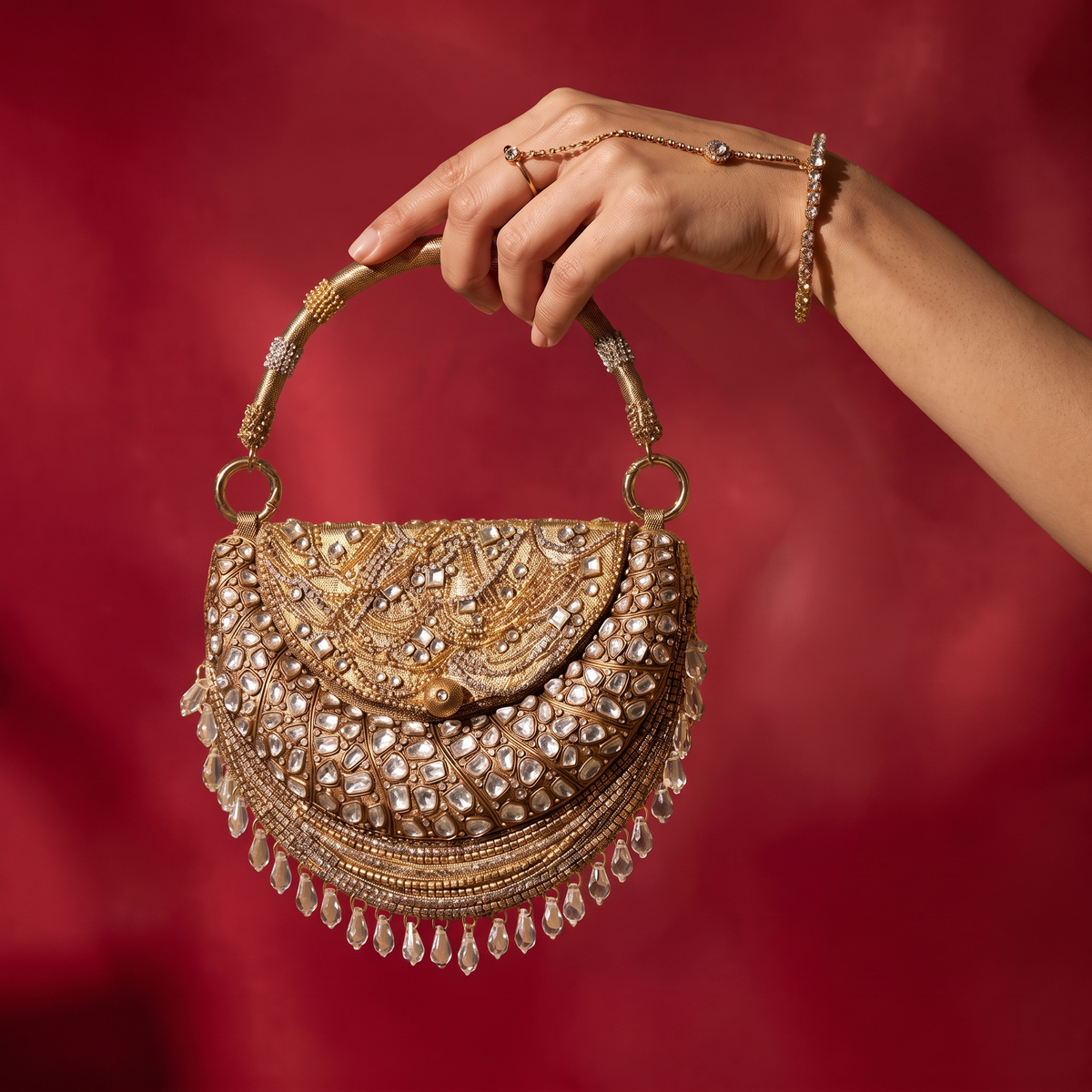 Orelys Polki Hand Bag