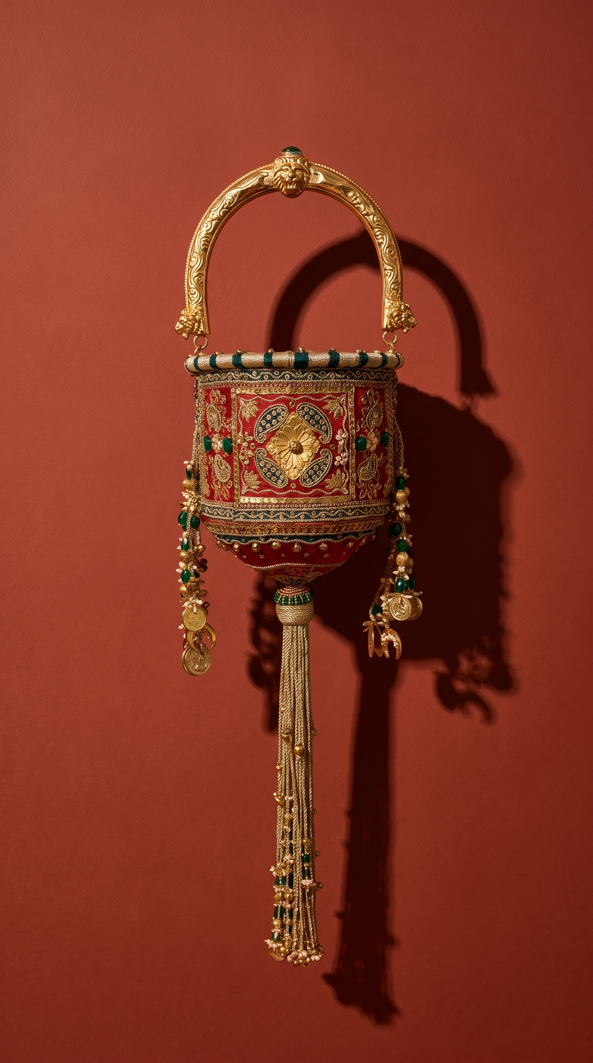Lionela Hasli Bucket Bag - Rust