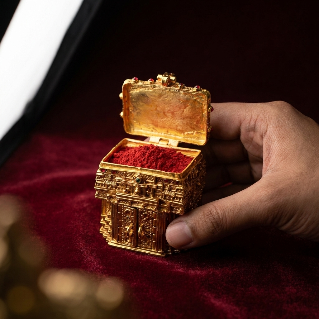Kangana Brass Keepsake Box