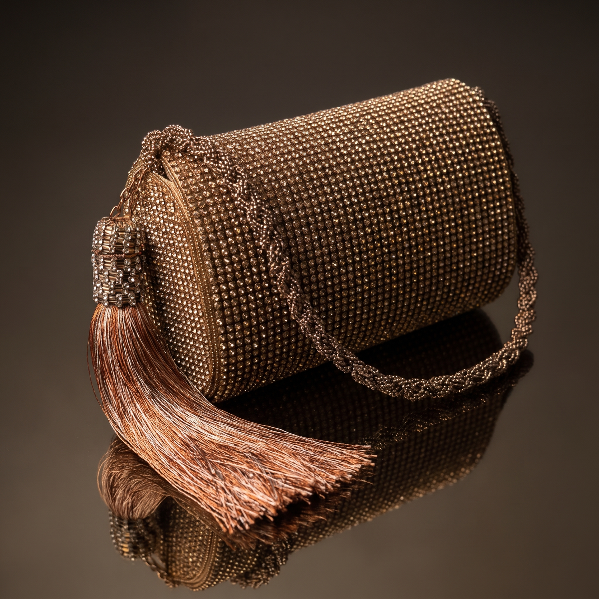 Velora Champagne Flap Bag