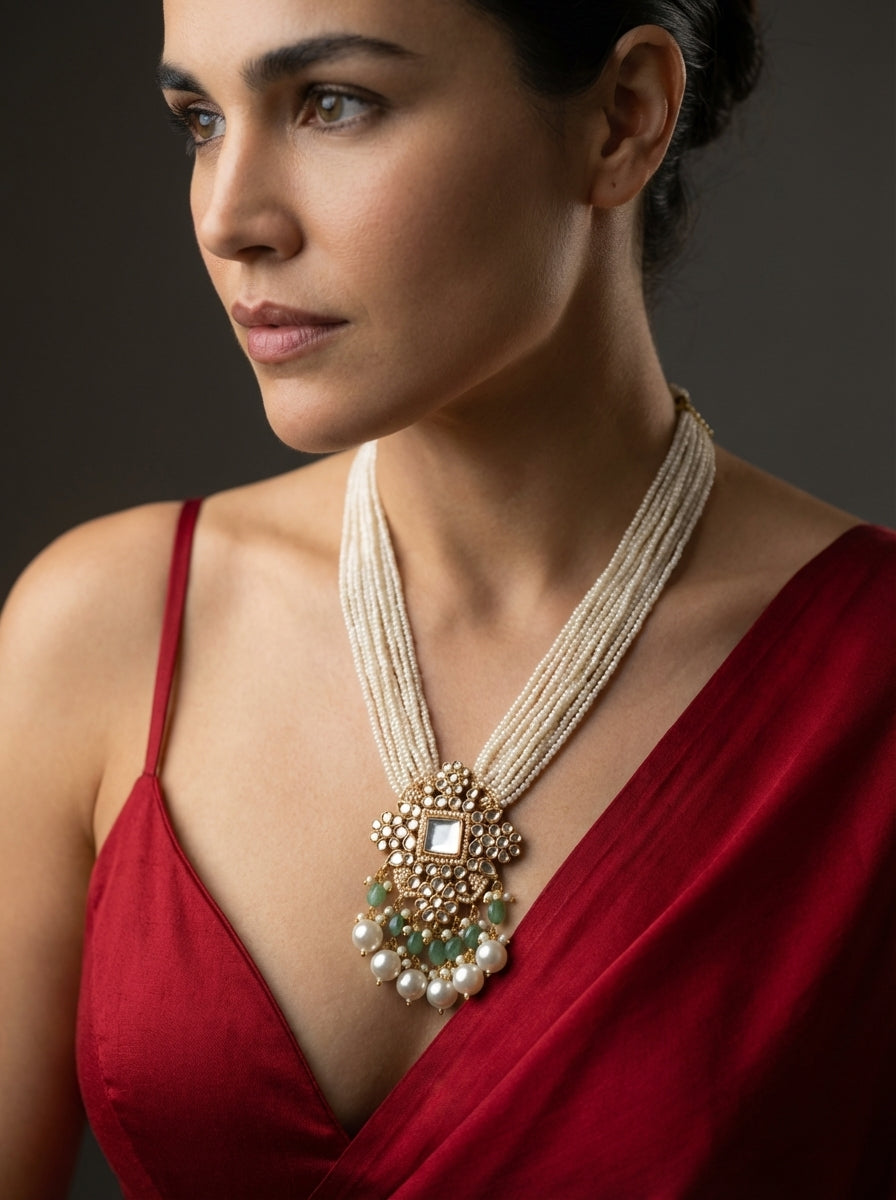 Zerina Pearl Noor necklace