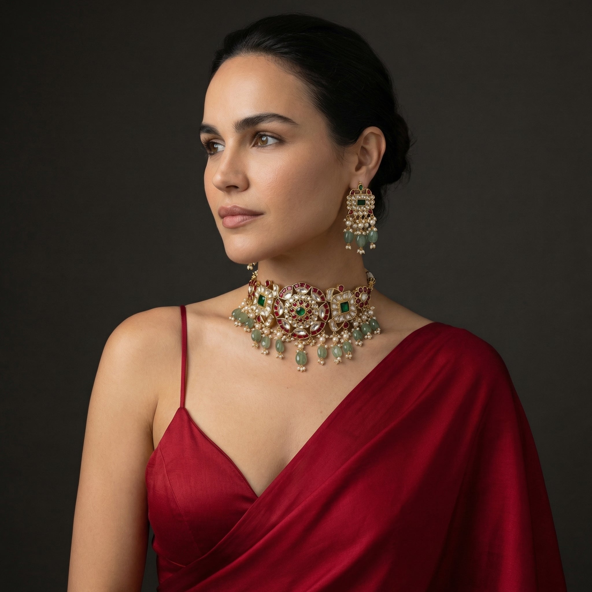 Zarvaya Gulrez Choker Set