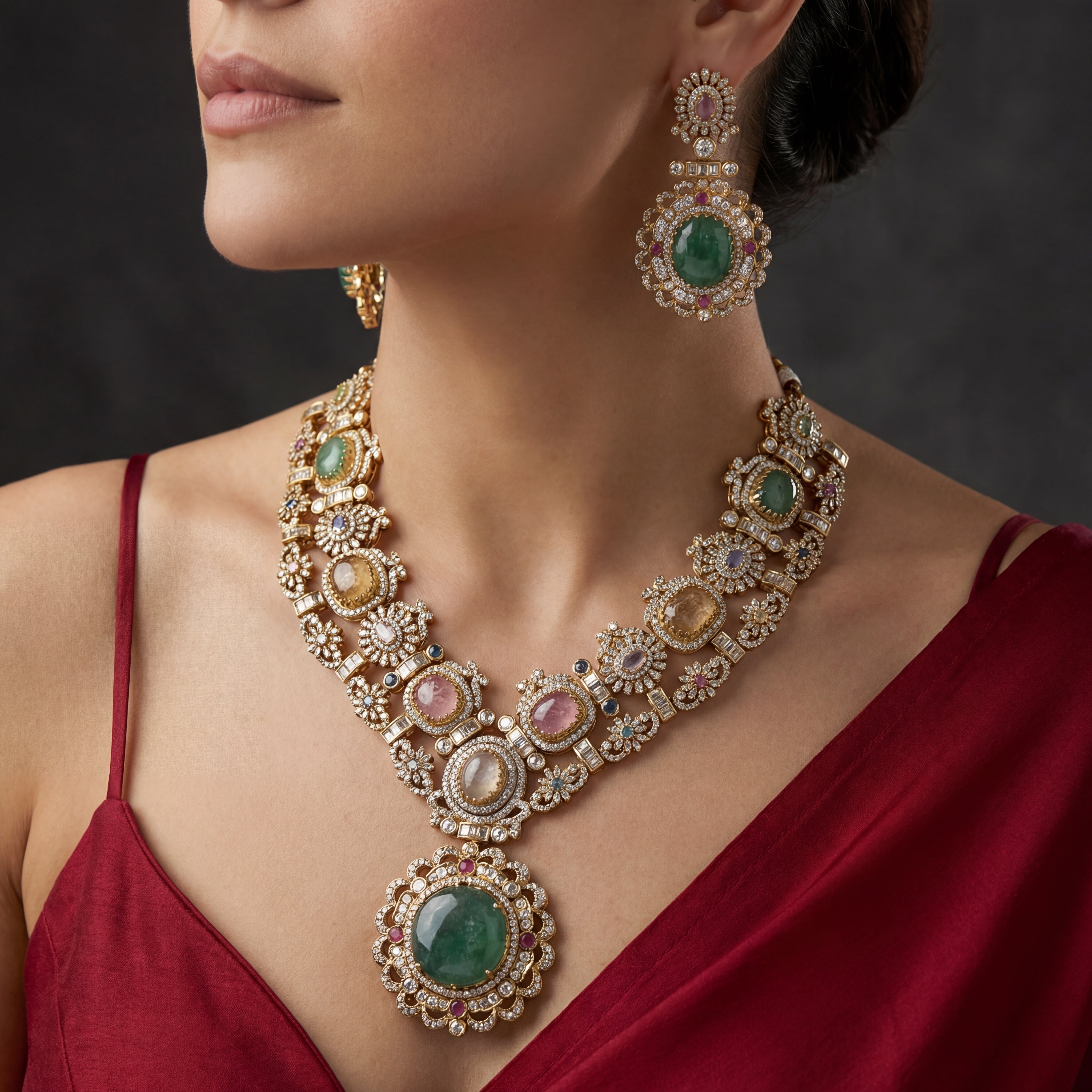 Neptune Grand Necklace Set