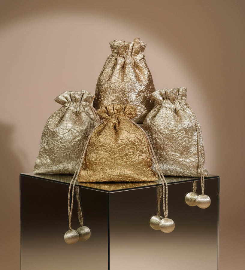 Nisha Gota Potli Bags set
