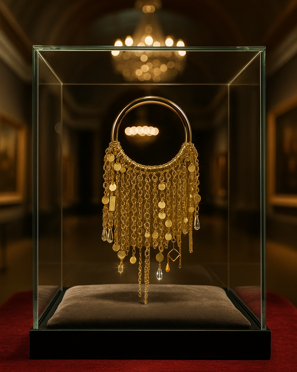 Oracle Goldchain Handbag