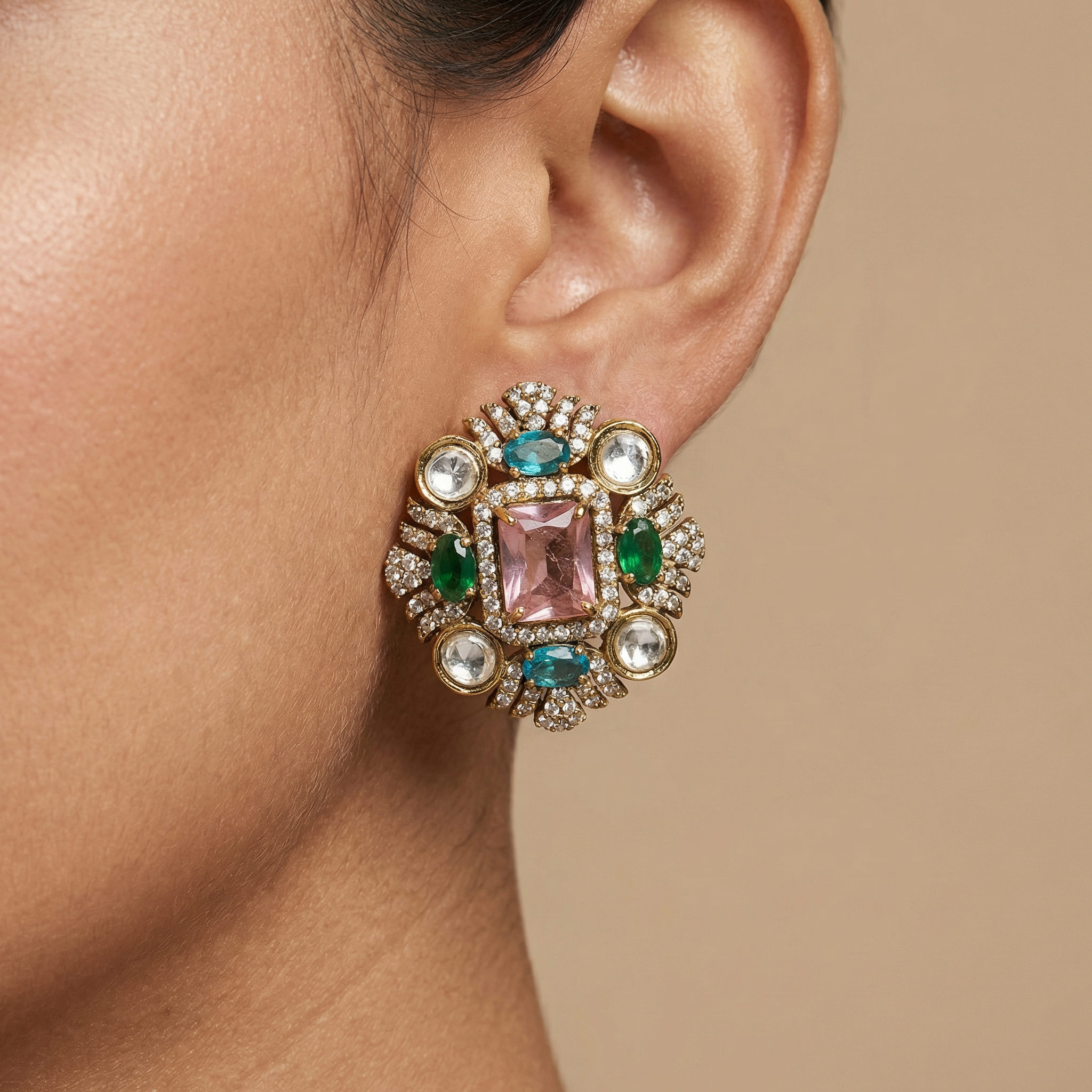 Sofia Navira Statement Earrings