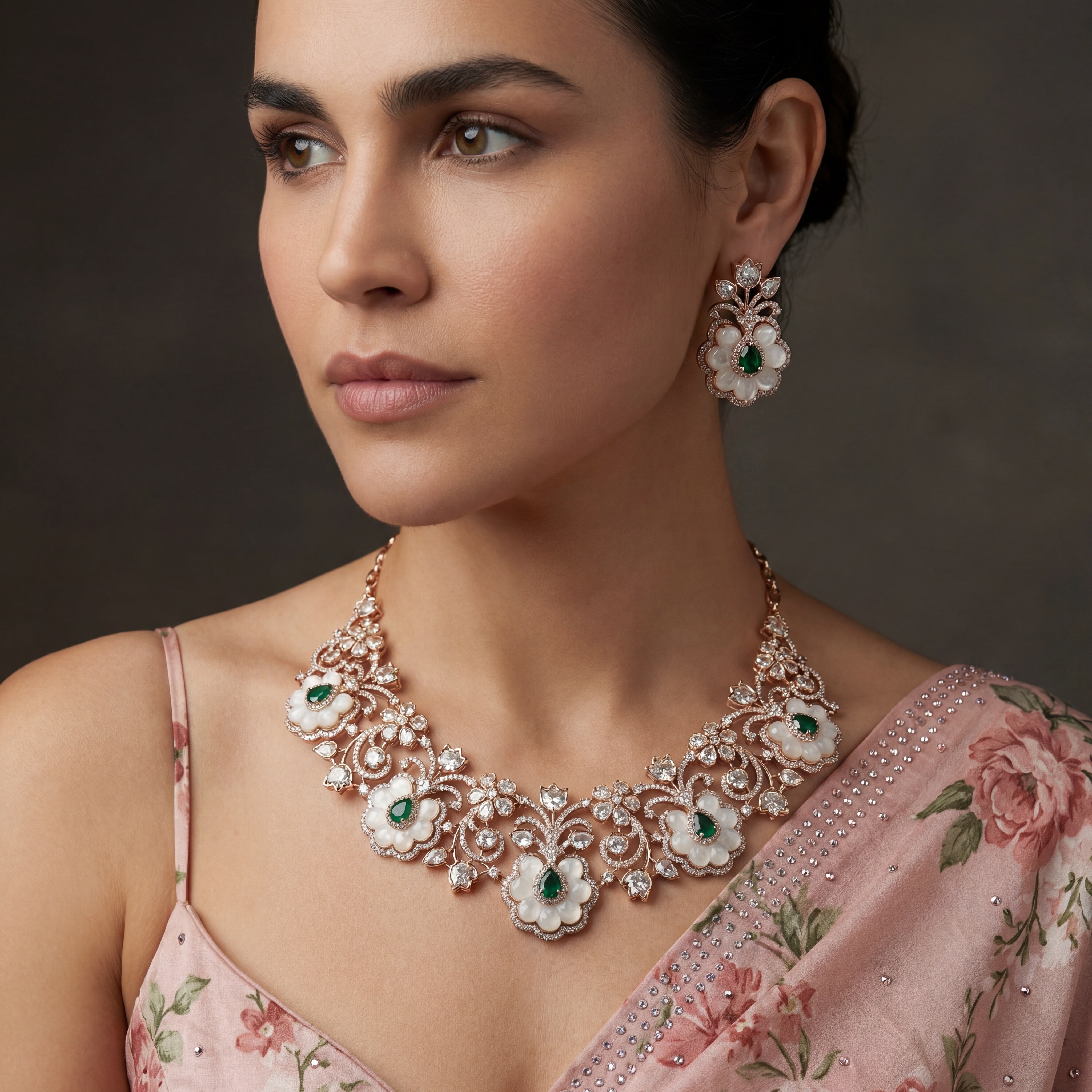 Sofia MOP Necklace Set