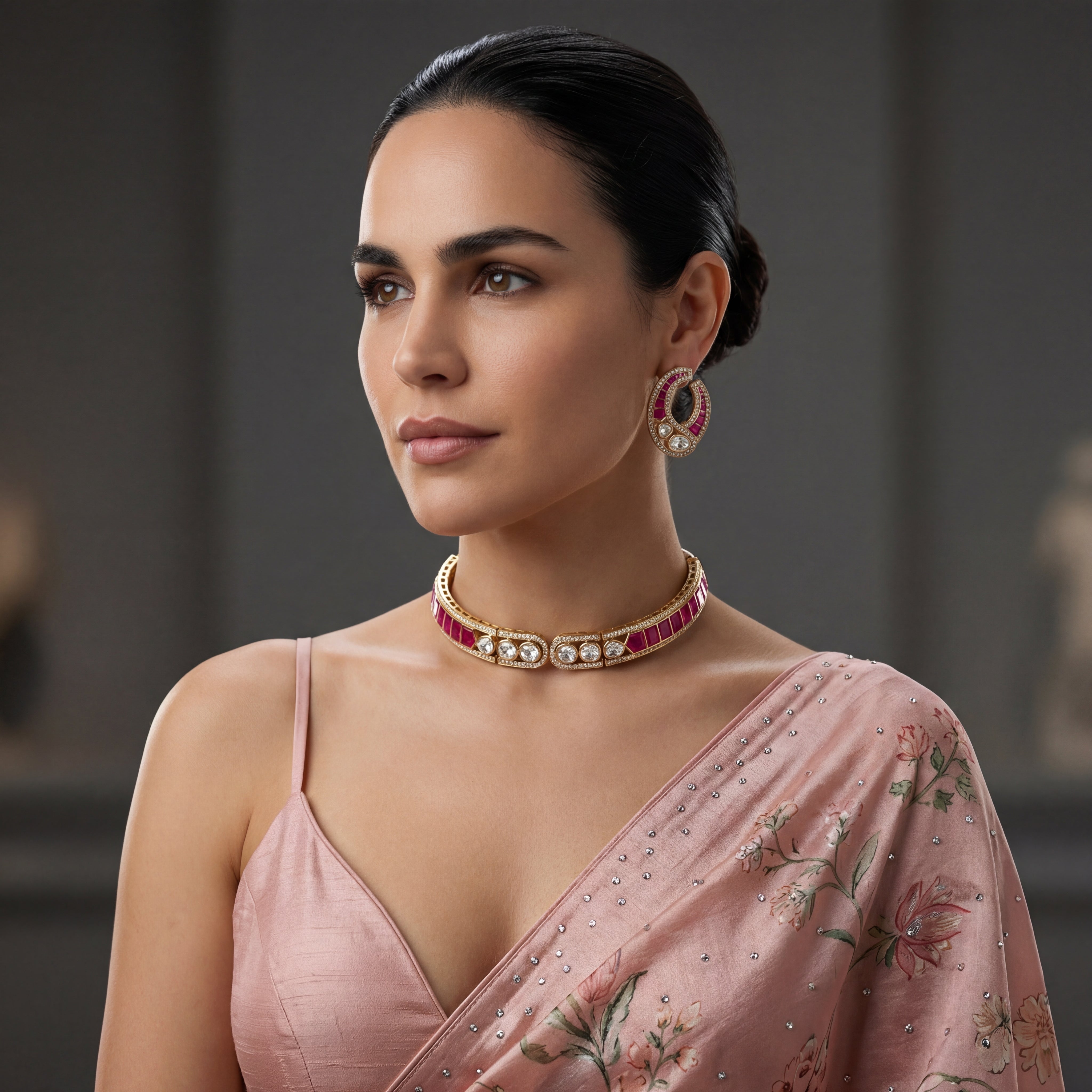 Tia Ruby Choker Set