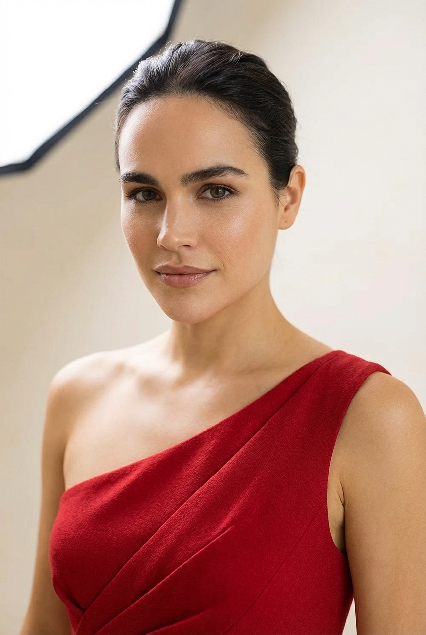 Origami One Shouldered Dress