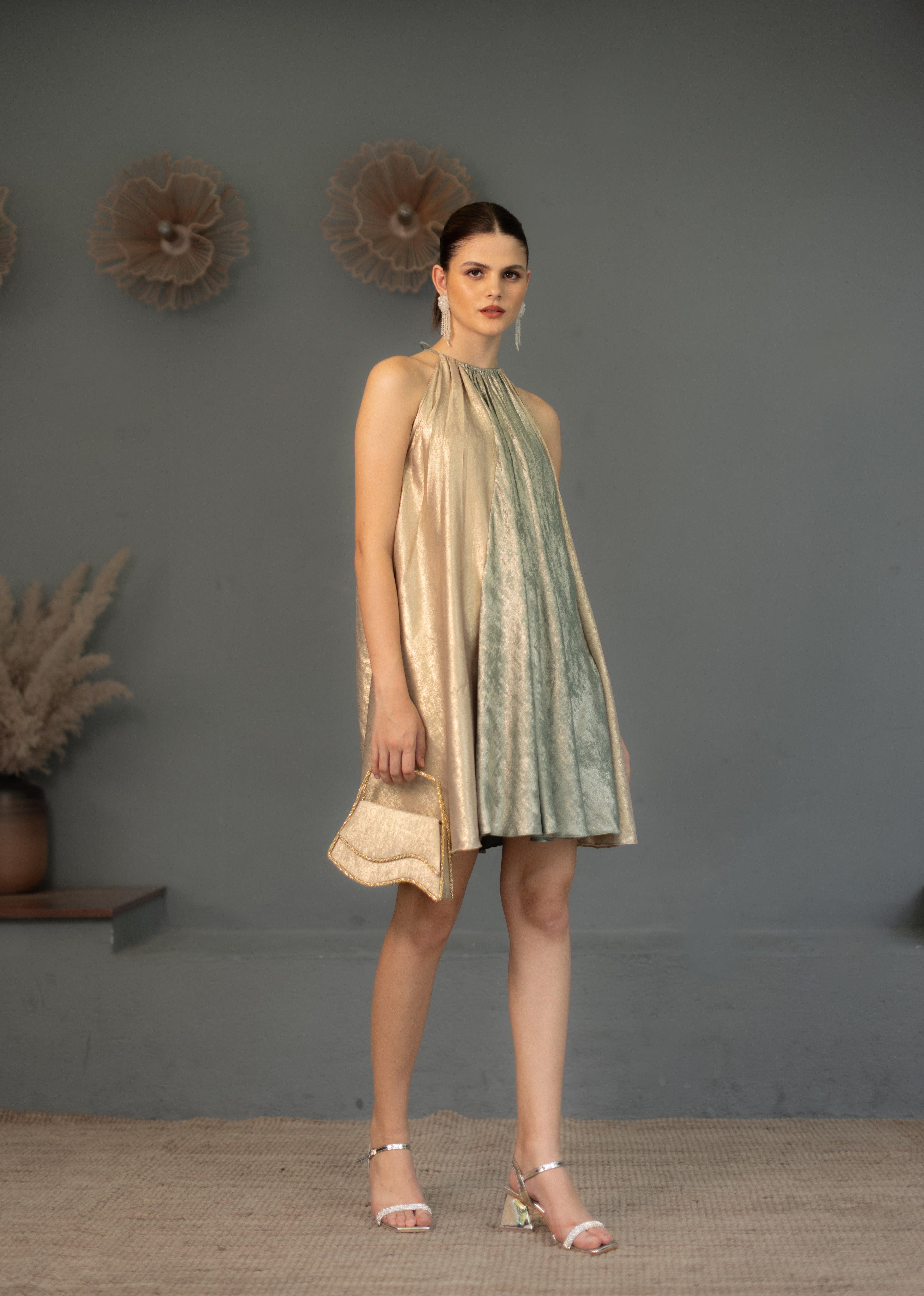 Taylor Shimmer Short Dress - Ozel