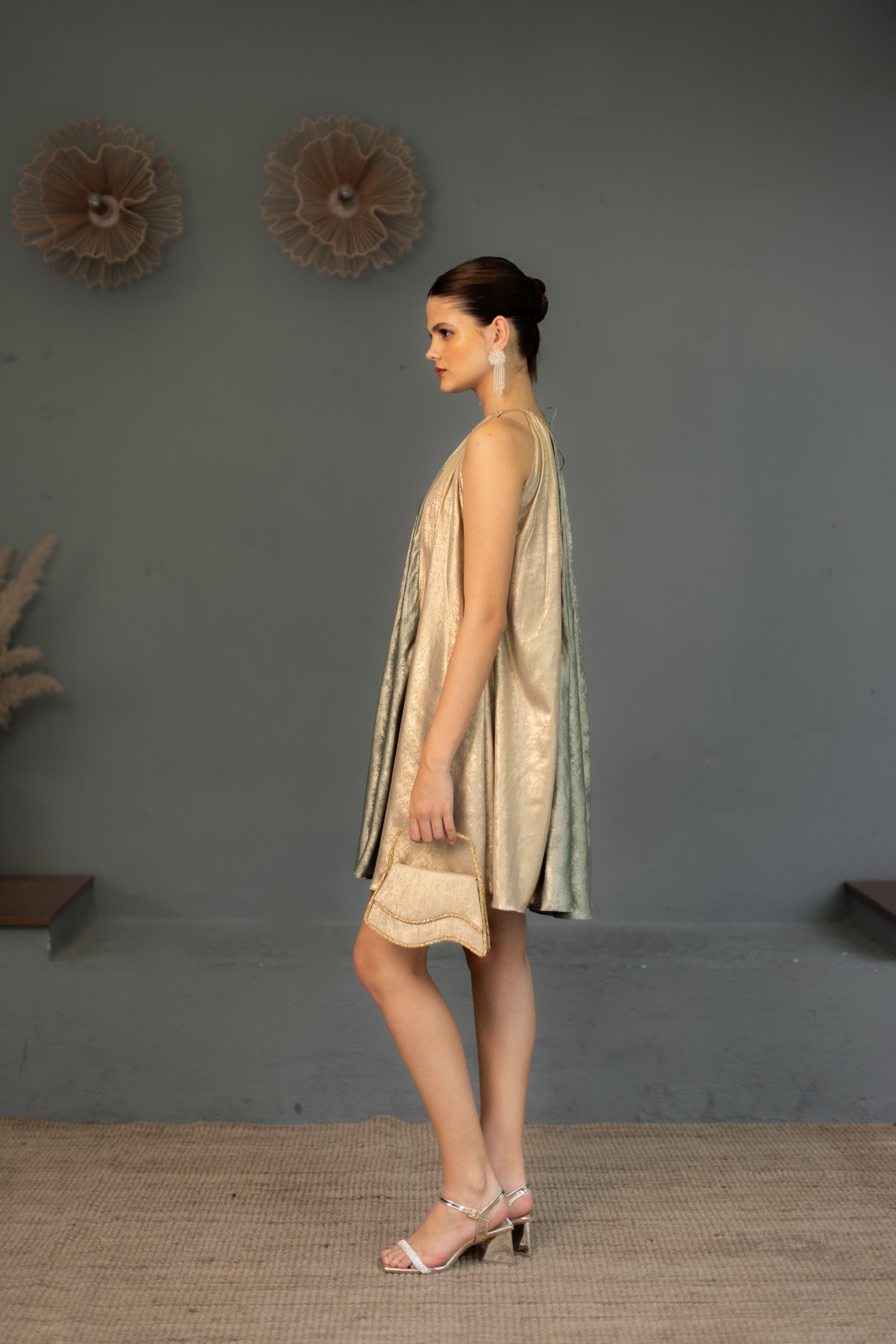 Taylor Shimmer Short Dress - Ozel