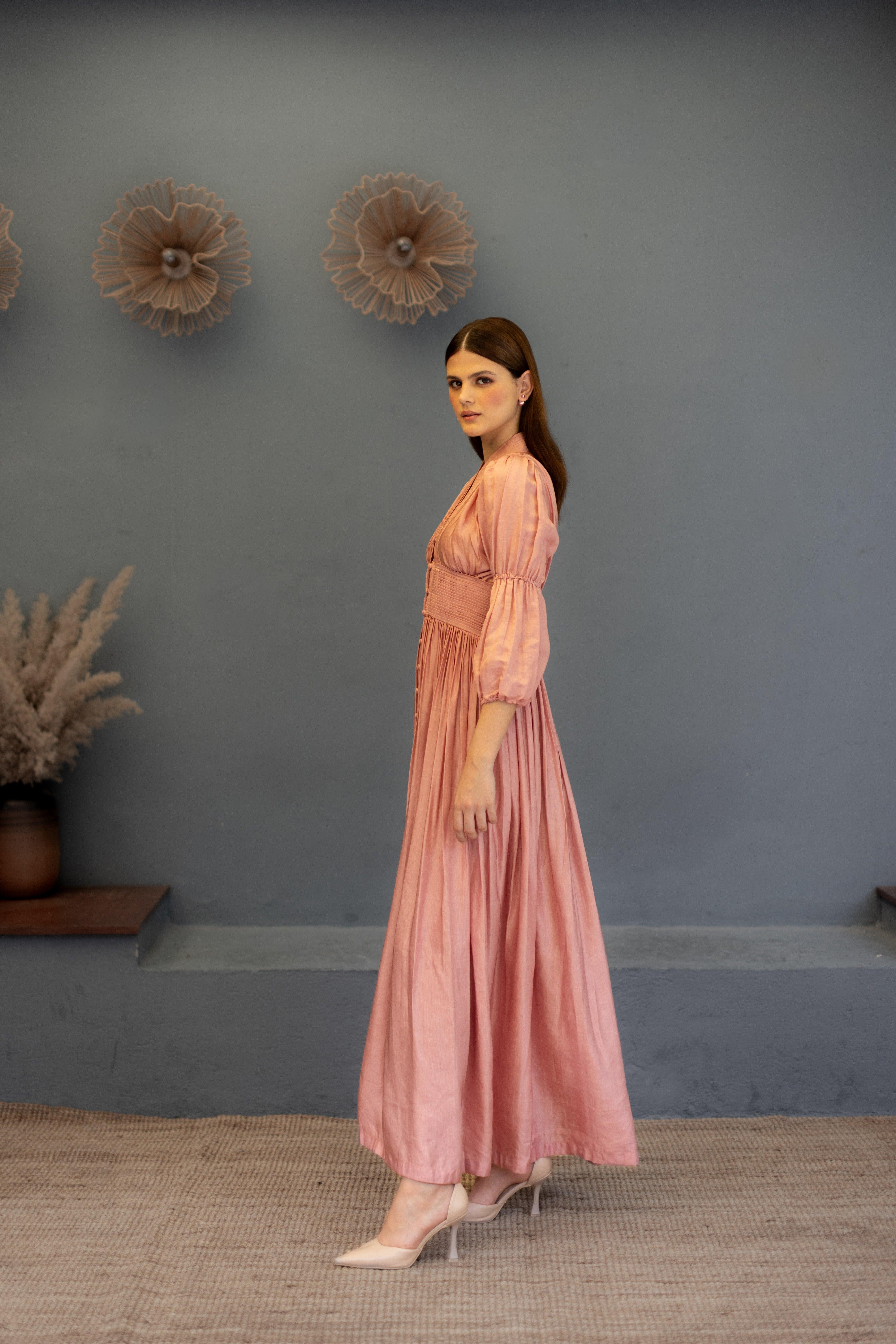 Valentina Button Down Dress - Ozel