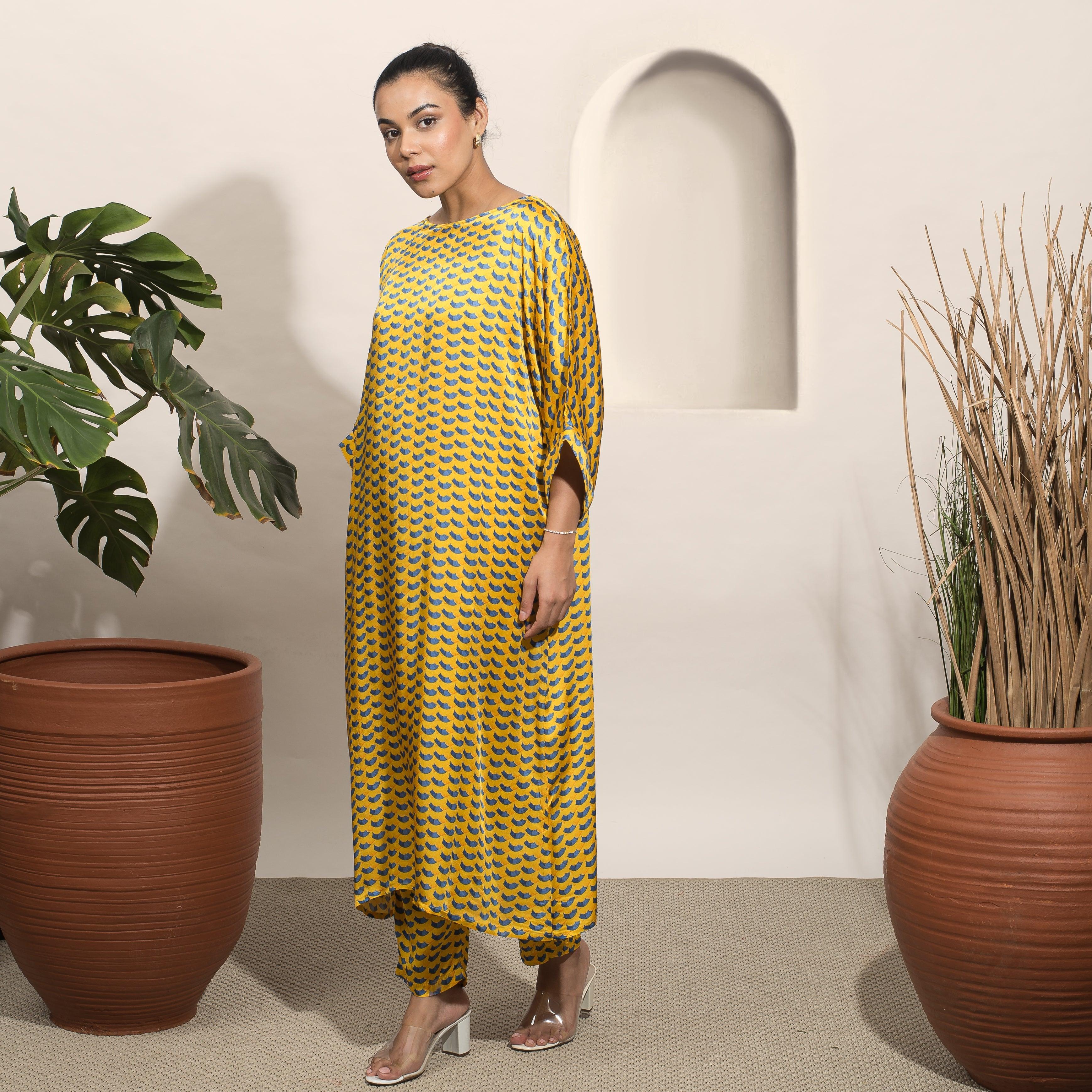 Dolce Kaftan Coord Set - Ozel