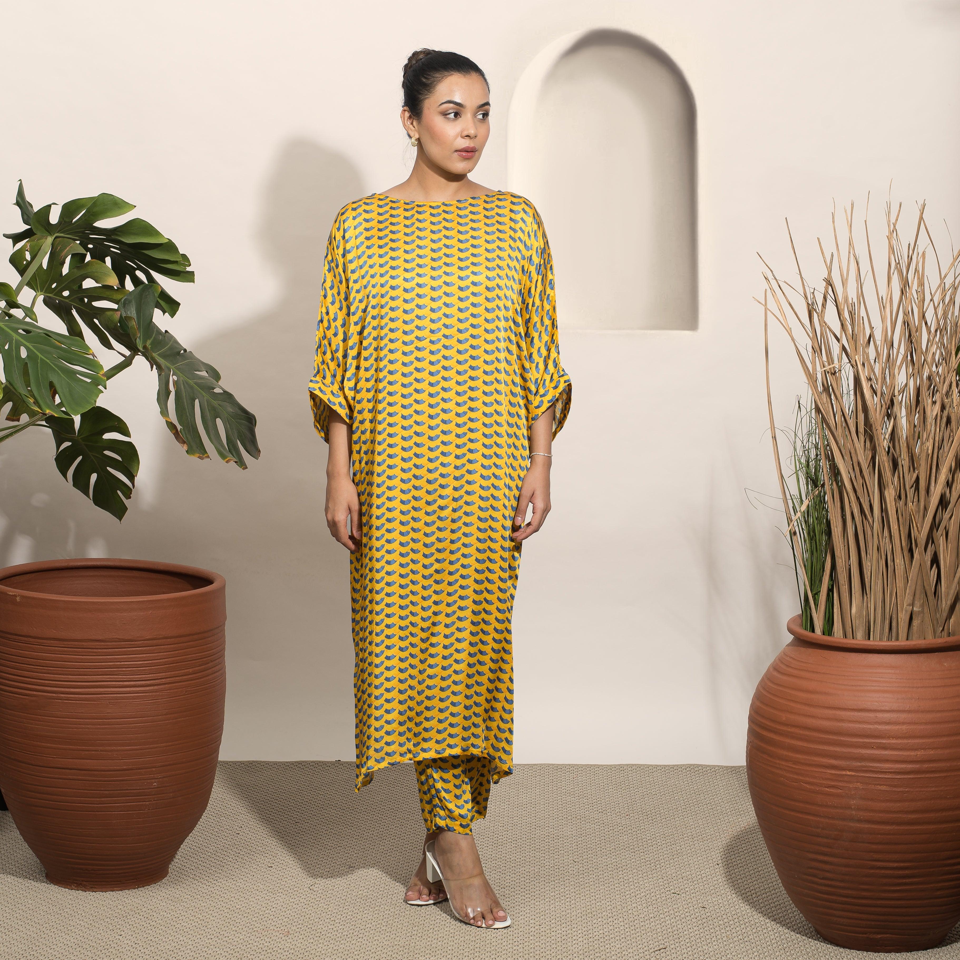 Dolce Kaftan Coord Set - Ozel