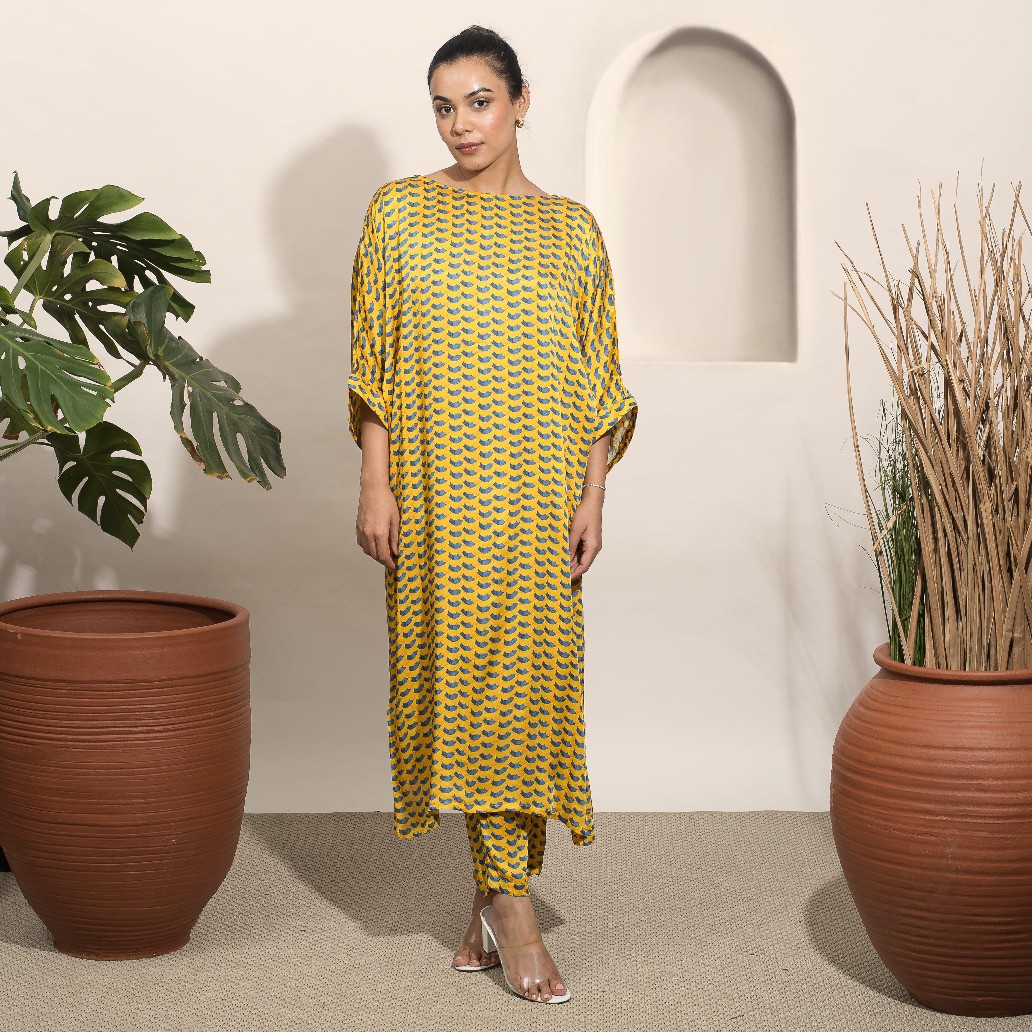 Dolce Kaftan Coord Set - Ozel