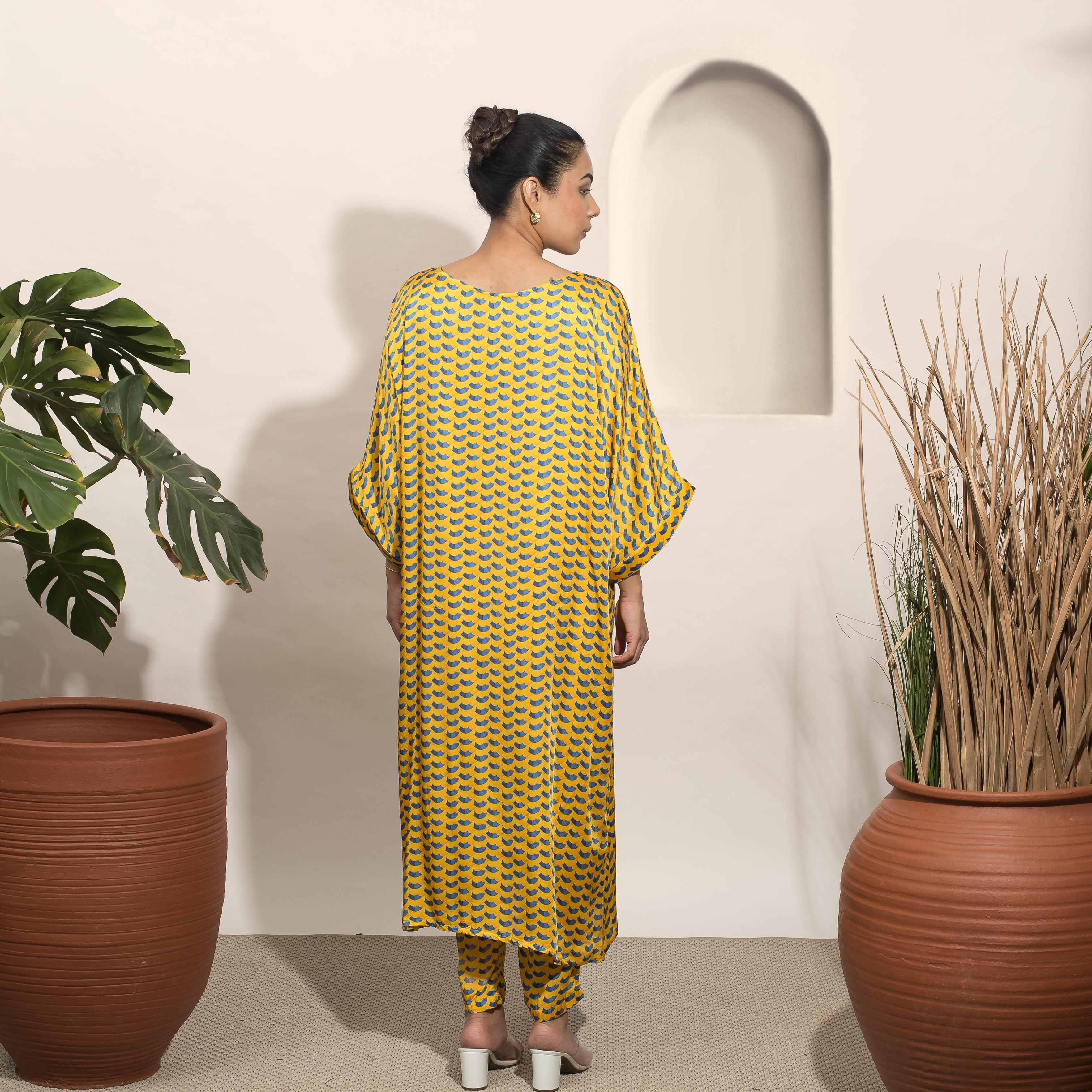Dolce Kaftan Coord Set - Ozel