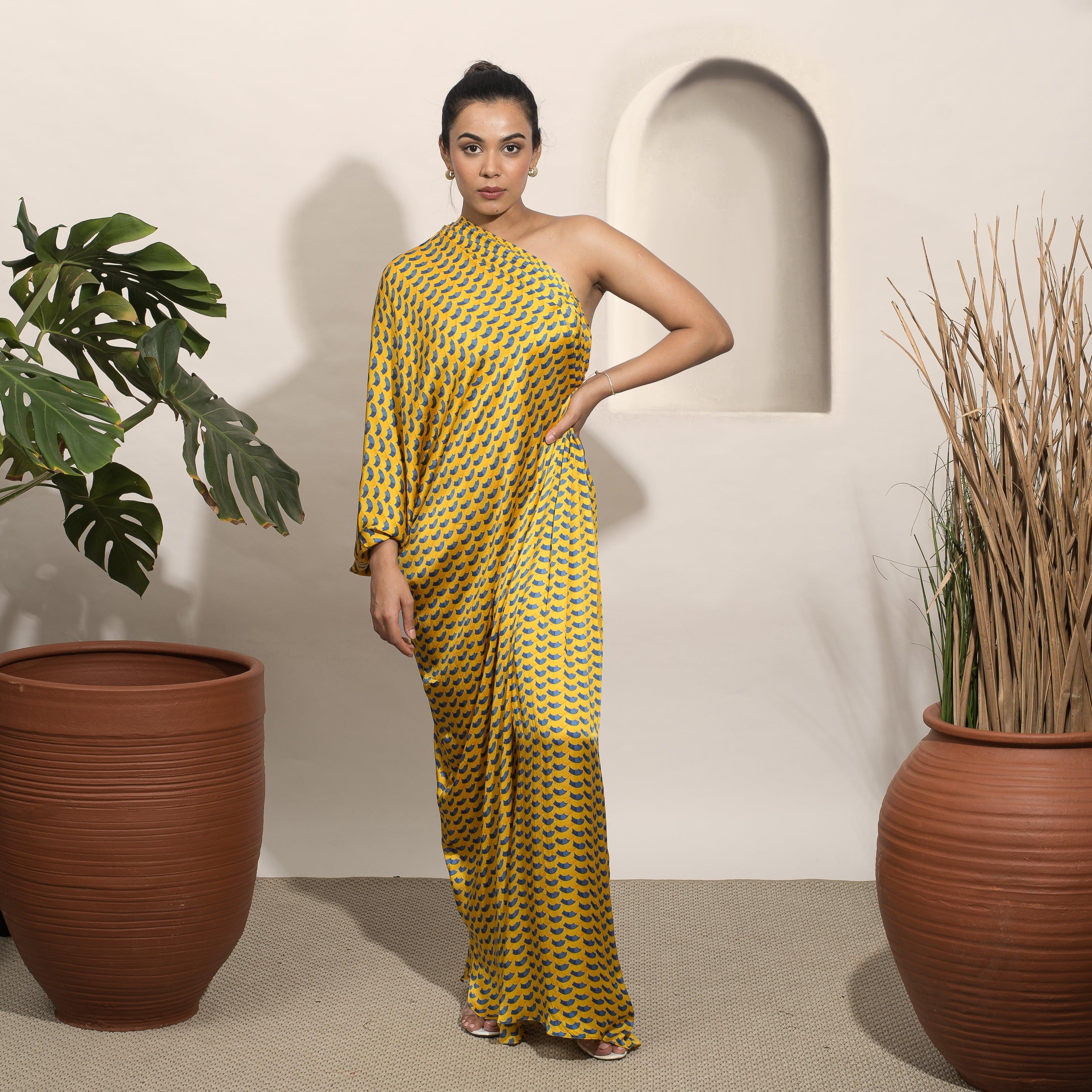 Dolce Off Shoulder Kaftan - Ozel