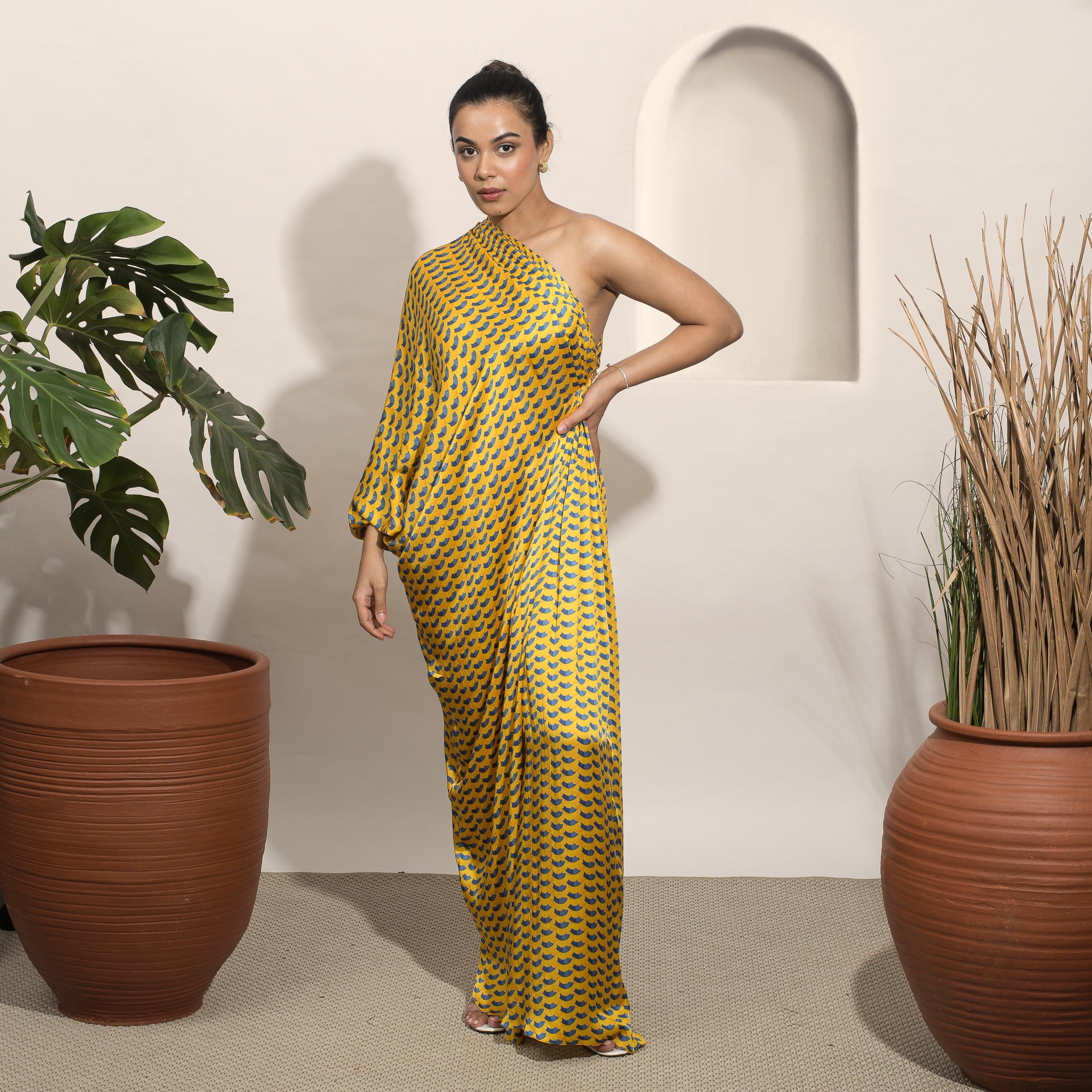 Dolce Off Shoulder Kaftan - Ozel