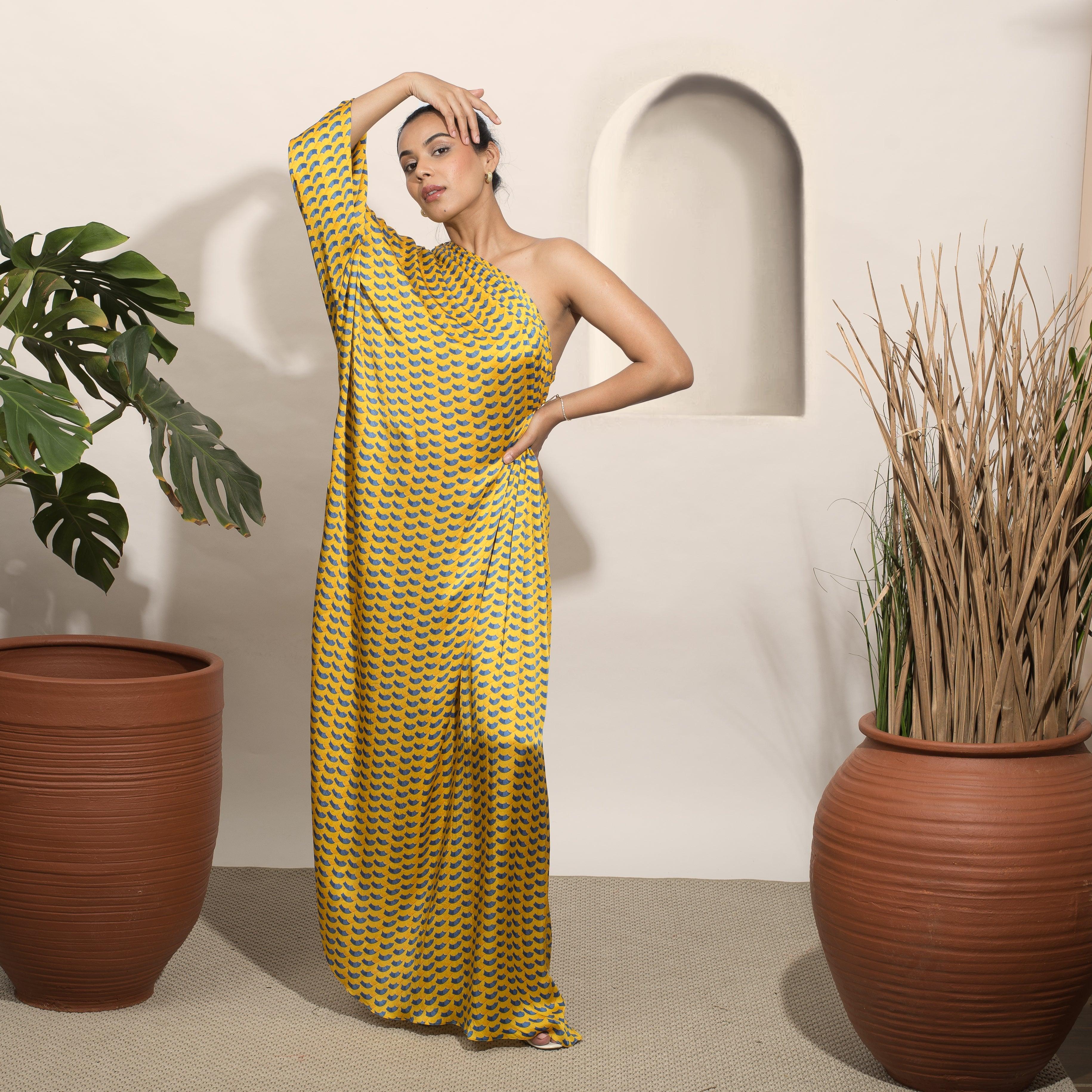 Dolce Off Shoulder Kaftan - Ozel