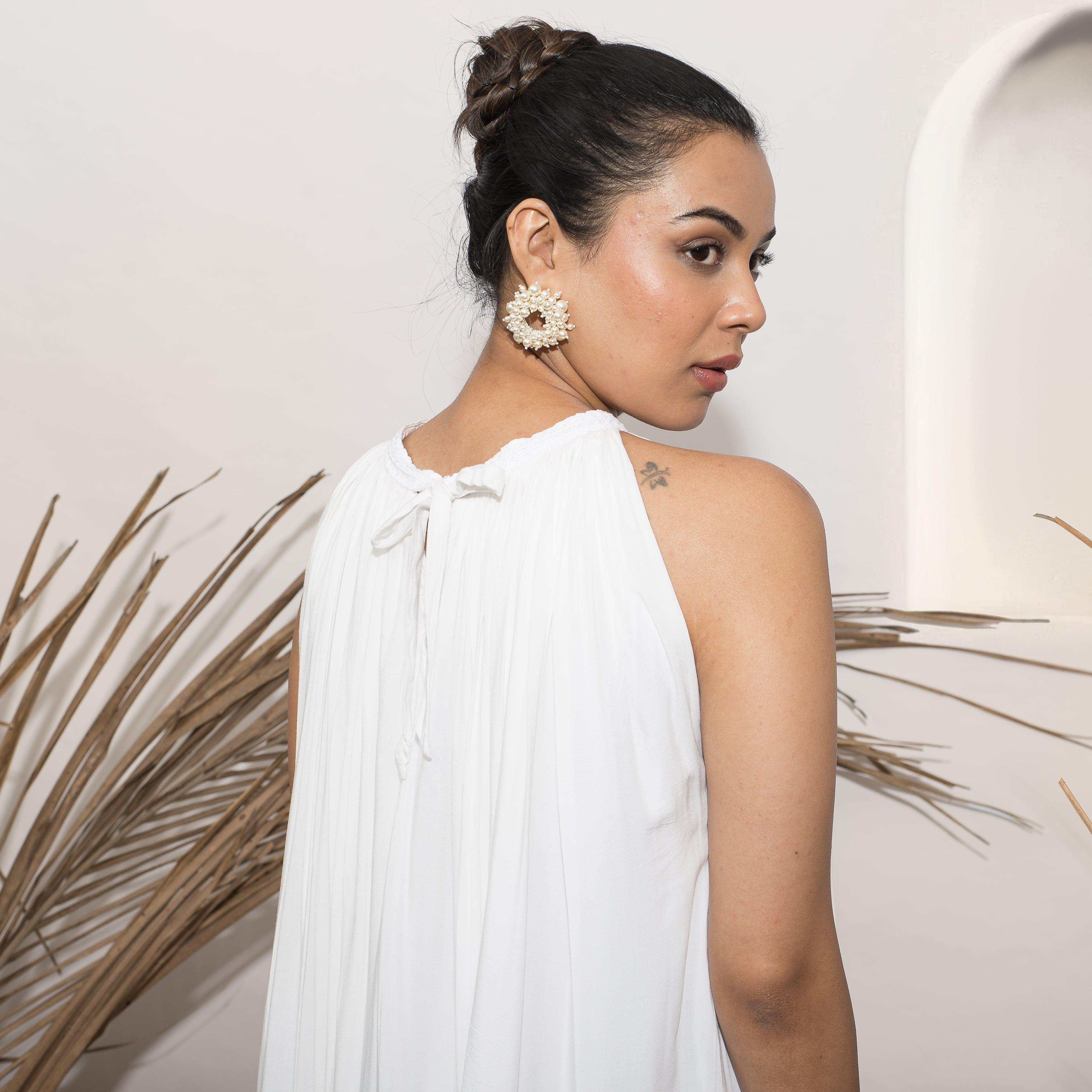 Mooi Muslin Cotton Dress - Ozel