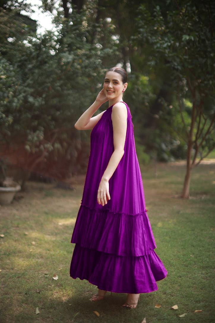 Layla Long Tiered Dress - Ozel