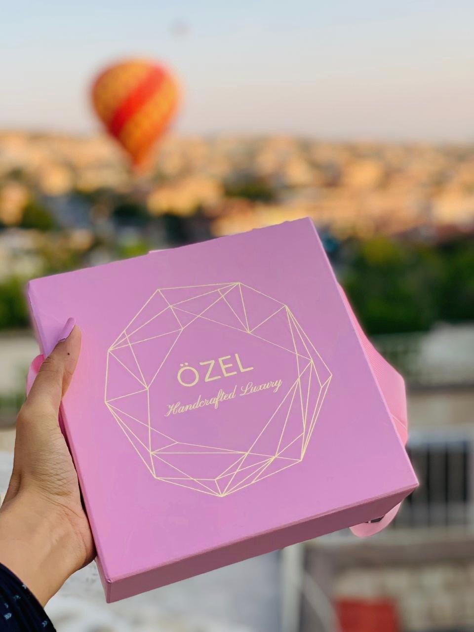 Shibori Organza Gol Potli Bag - Ozel