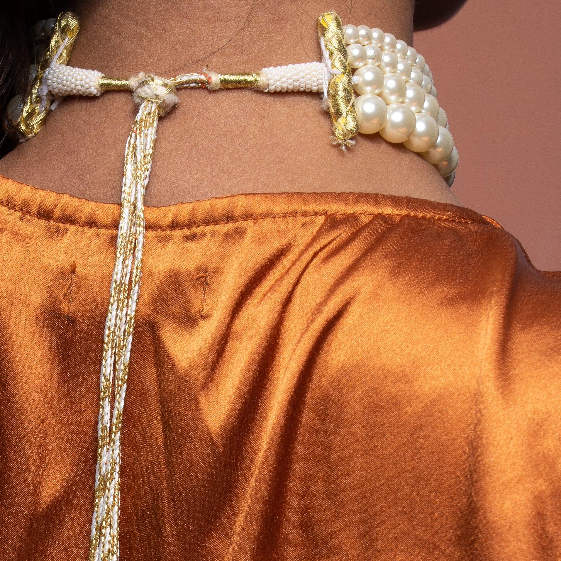 Swarovski Pearl Choker - White - Ozel