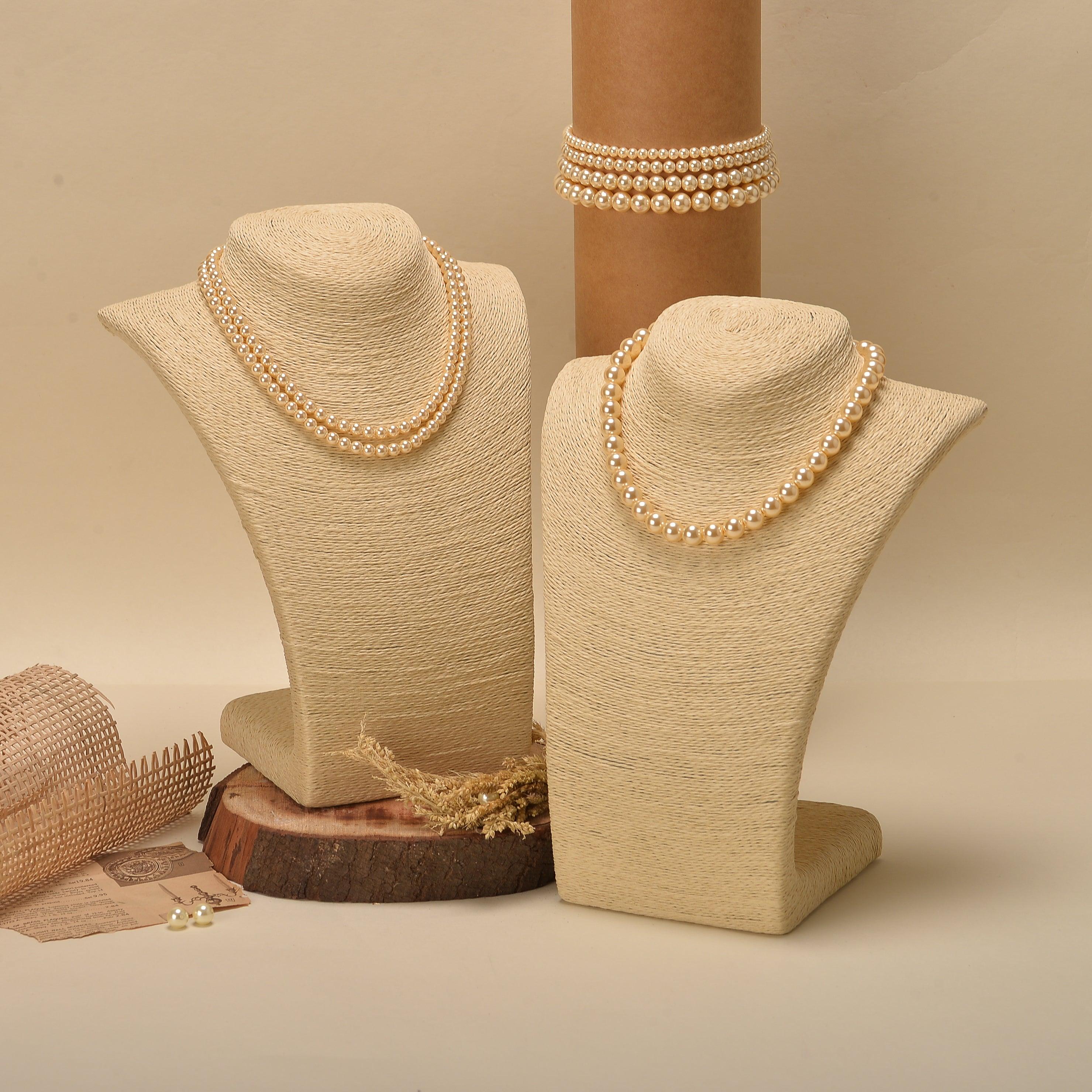 Swarovski Pearl Necklace - White - Ozel