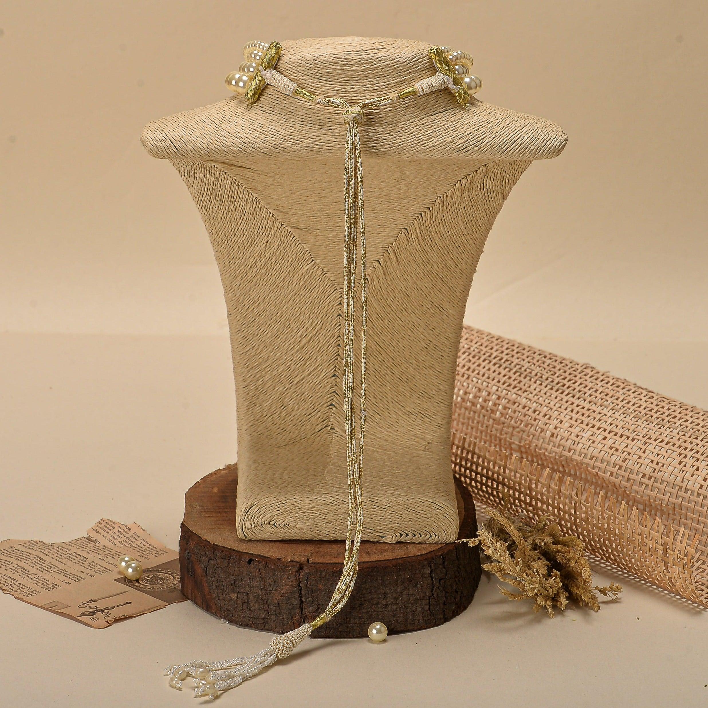 Swarovski Pearl Choker - White - Ozel