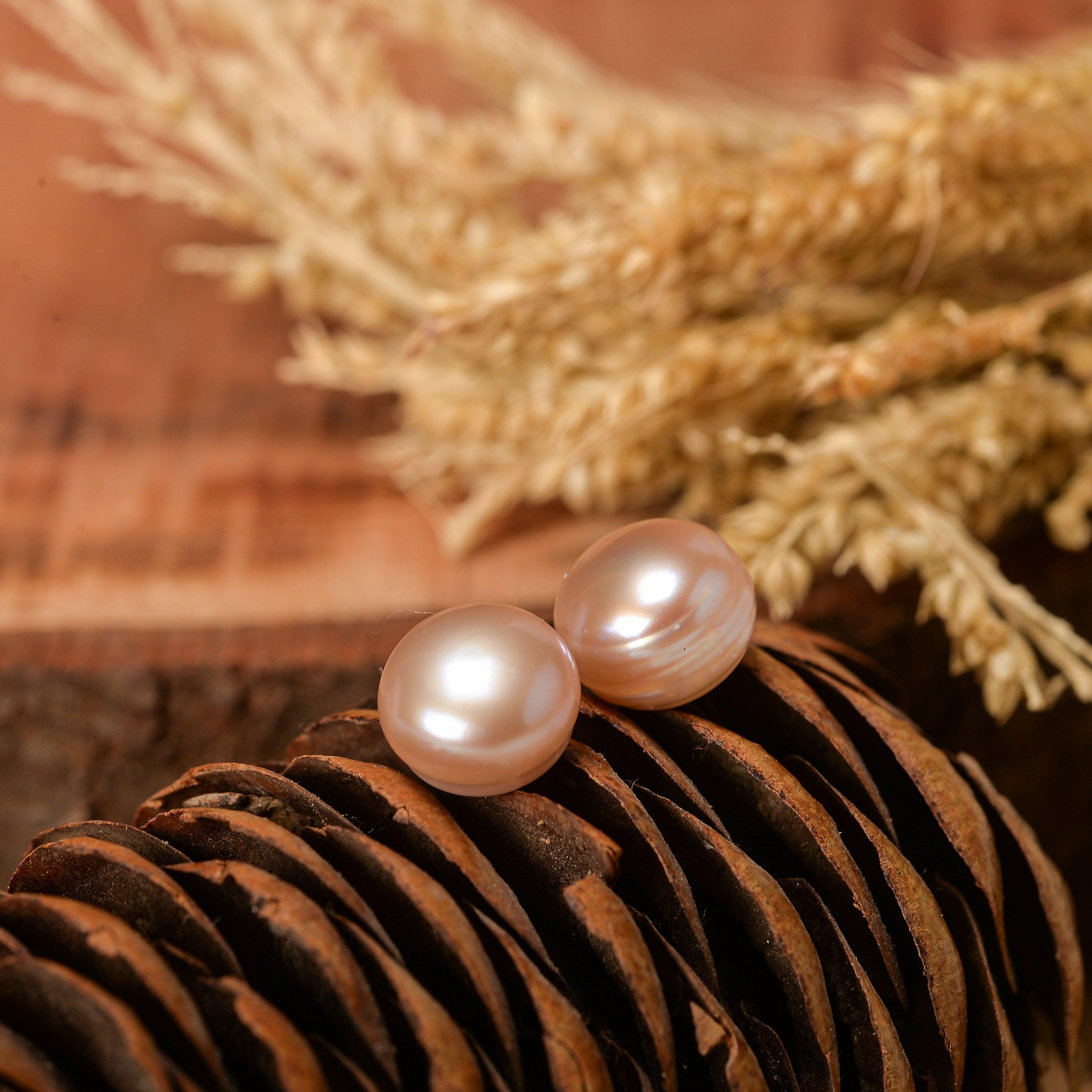 Freshwater Pearl Necklace - Grey Lavender - Ozel