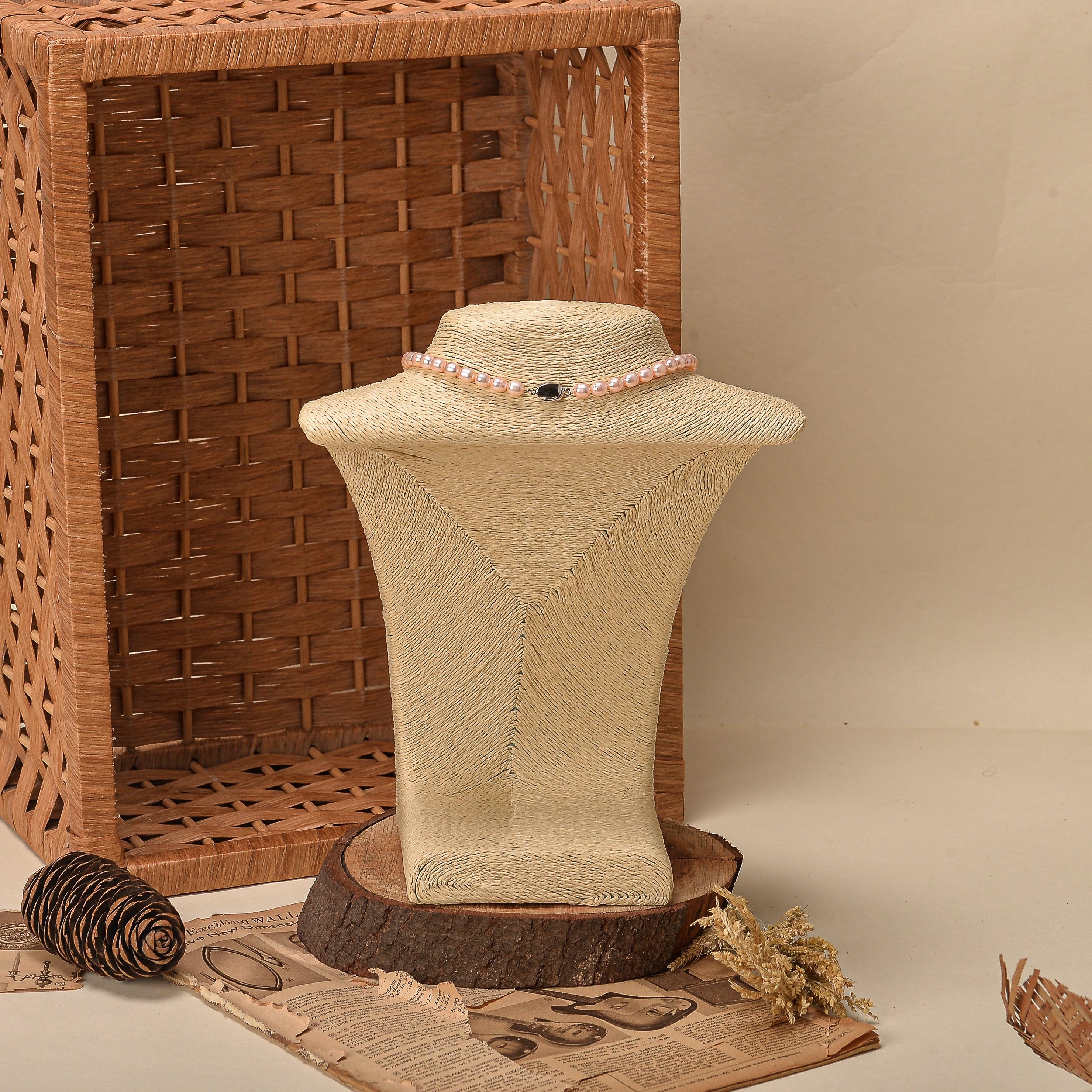 Freshwater Pearl Necklace - Grey Lavender - Ozel