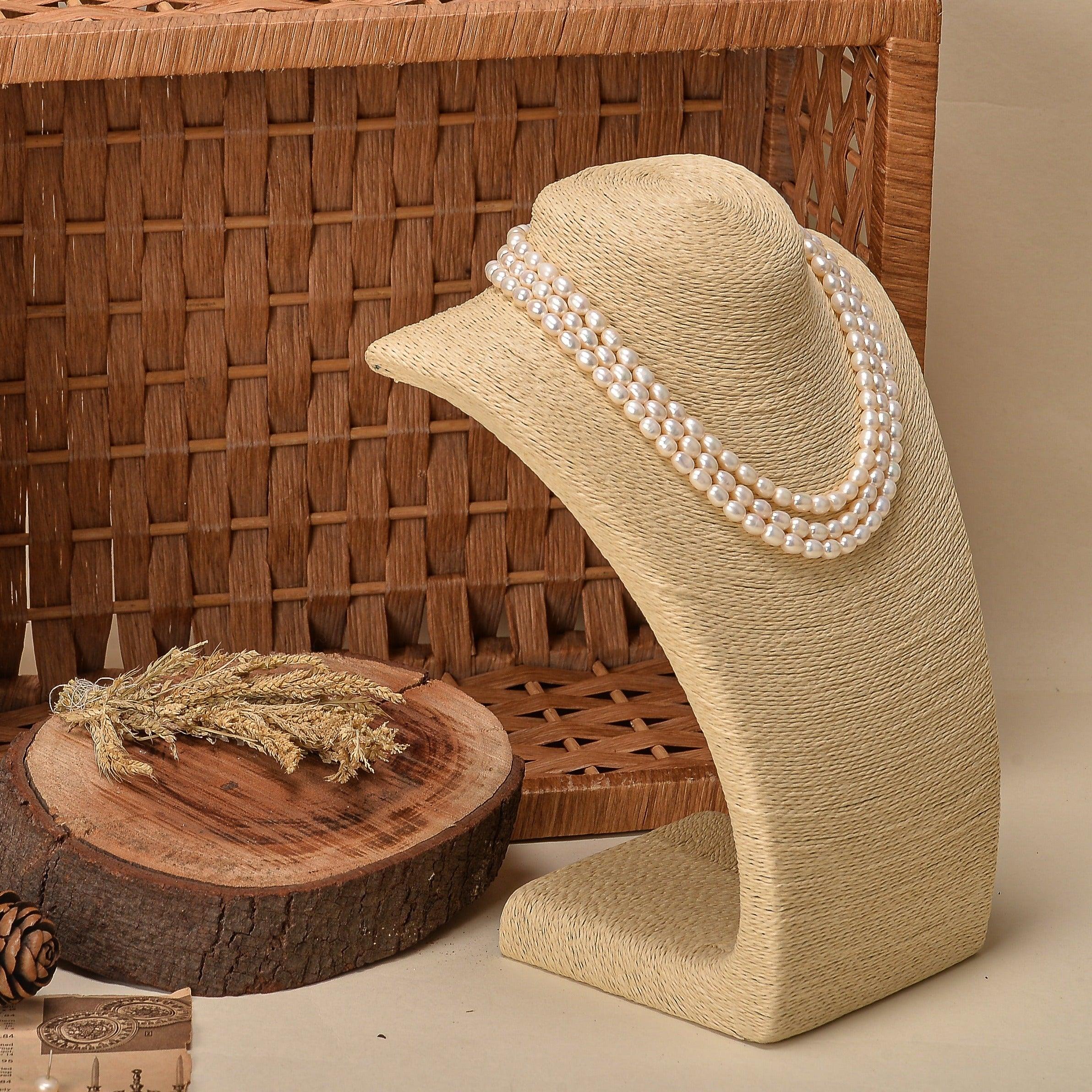 Freshwater Pearl Necklace - White - Ozel
