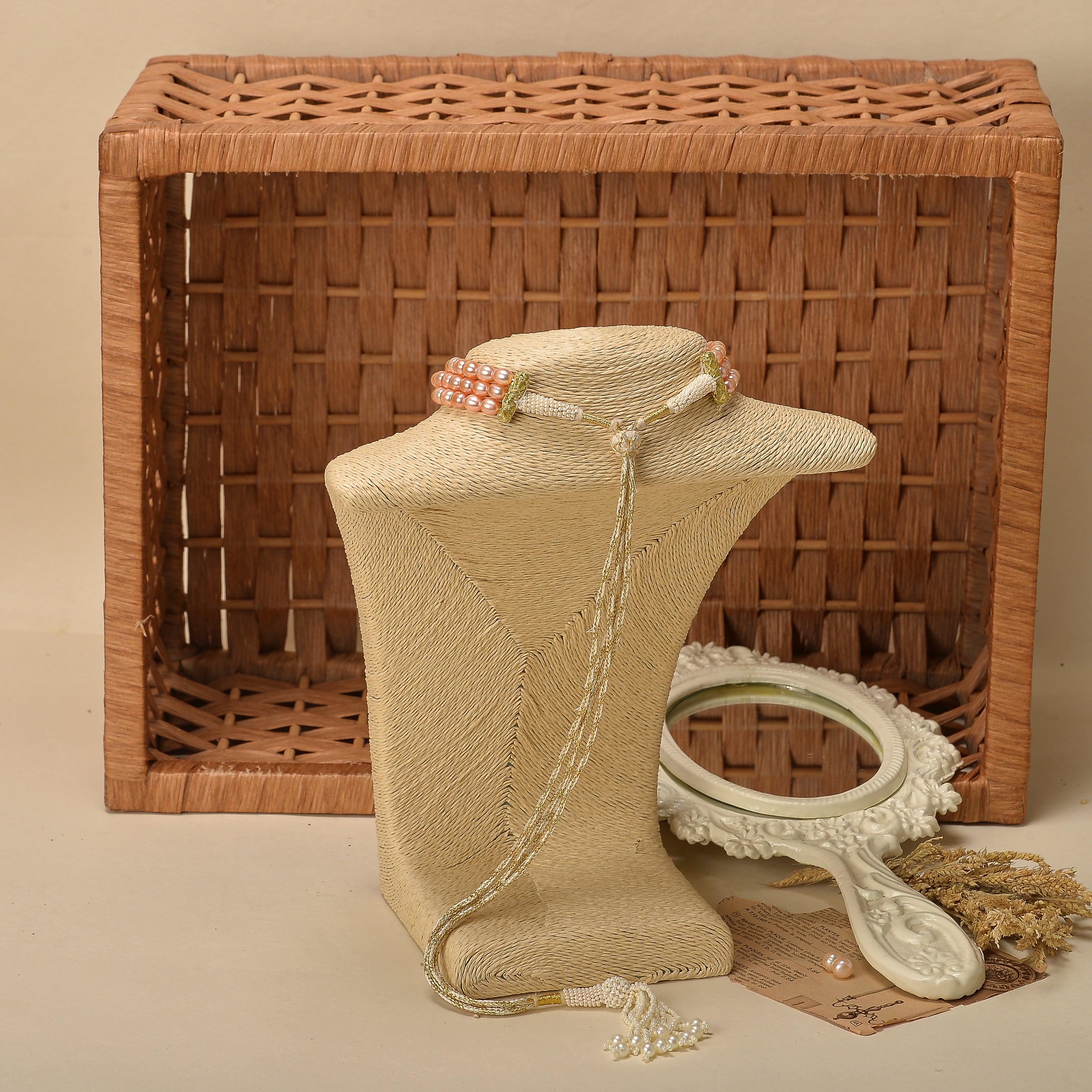 Freshwater Pearl Necklace - Grey Lavender - Ozel