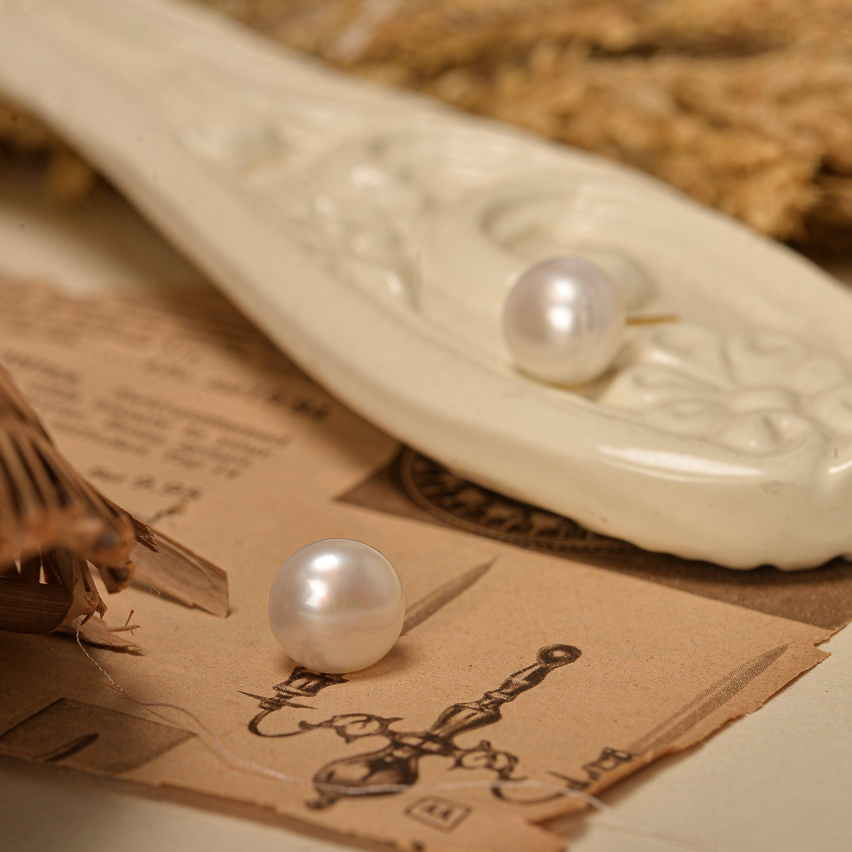 Freshwater Pearl Necklace - White - Ozel