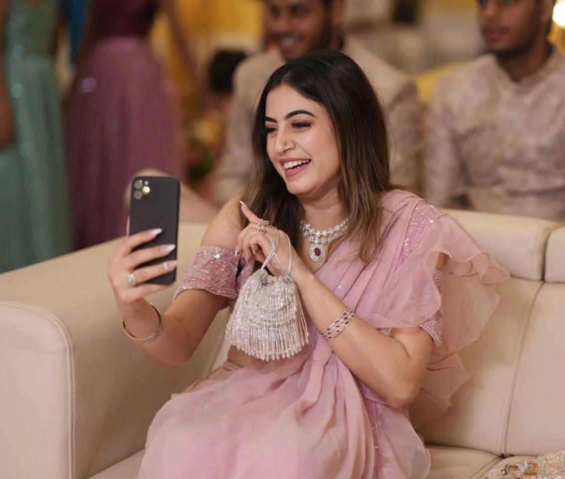 Andromeda Mini Silver Tassels Bucket Bag - Ozel