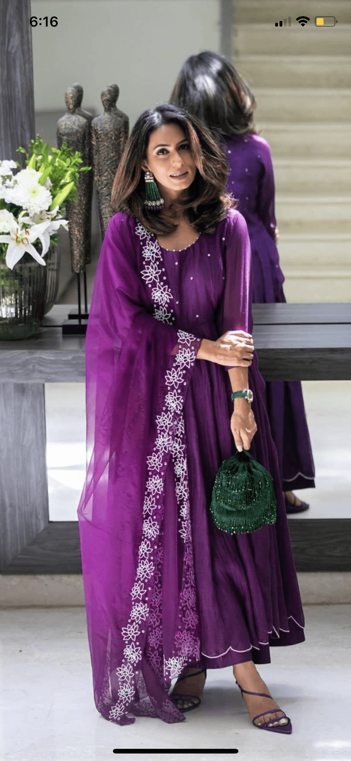 Andromeda Green Tassels Bucket Bag - Ozel