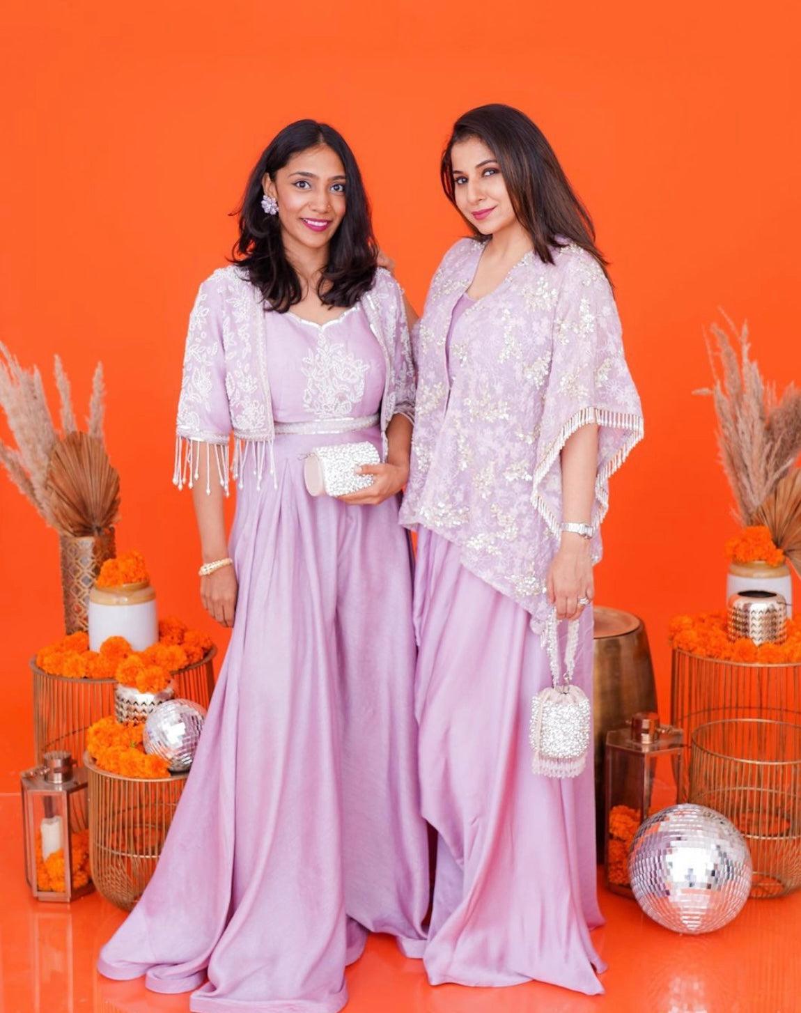 Rhinestones mini bucket bag with handle - Ozel