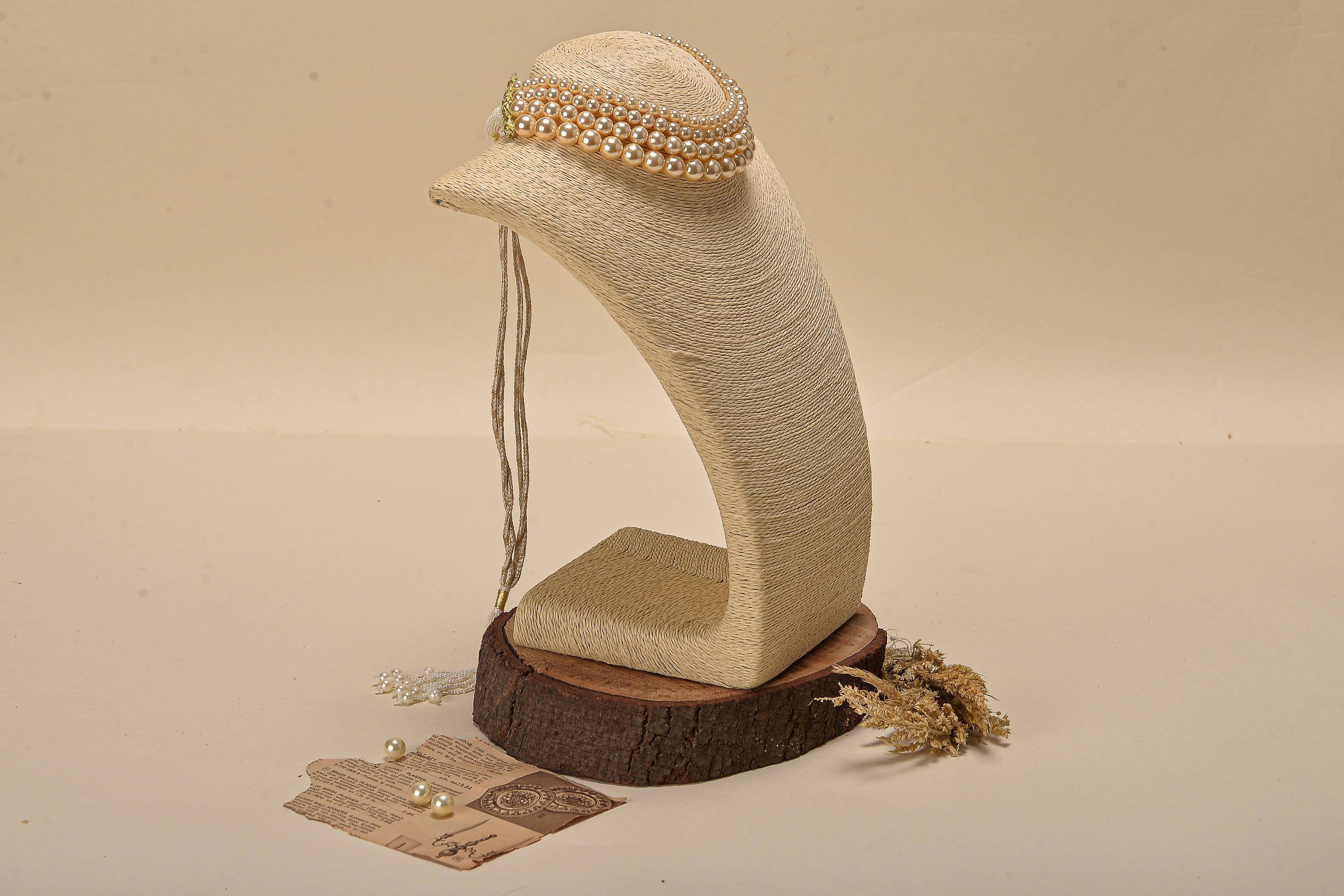 Swarovski Pearl Choker - Light Gold - Ozel