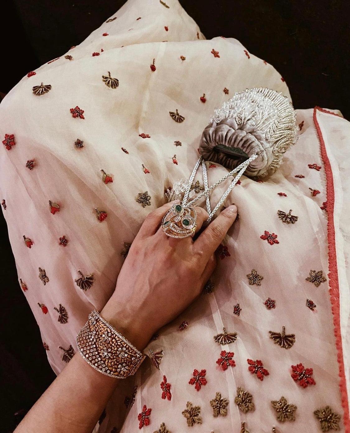 Andromeda Mini Silver Tassels Bucket Bag - Ozel