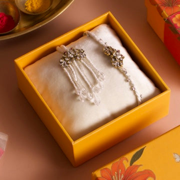 Neelkanth Rakhi and Lumba Set