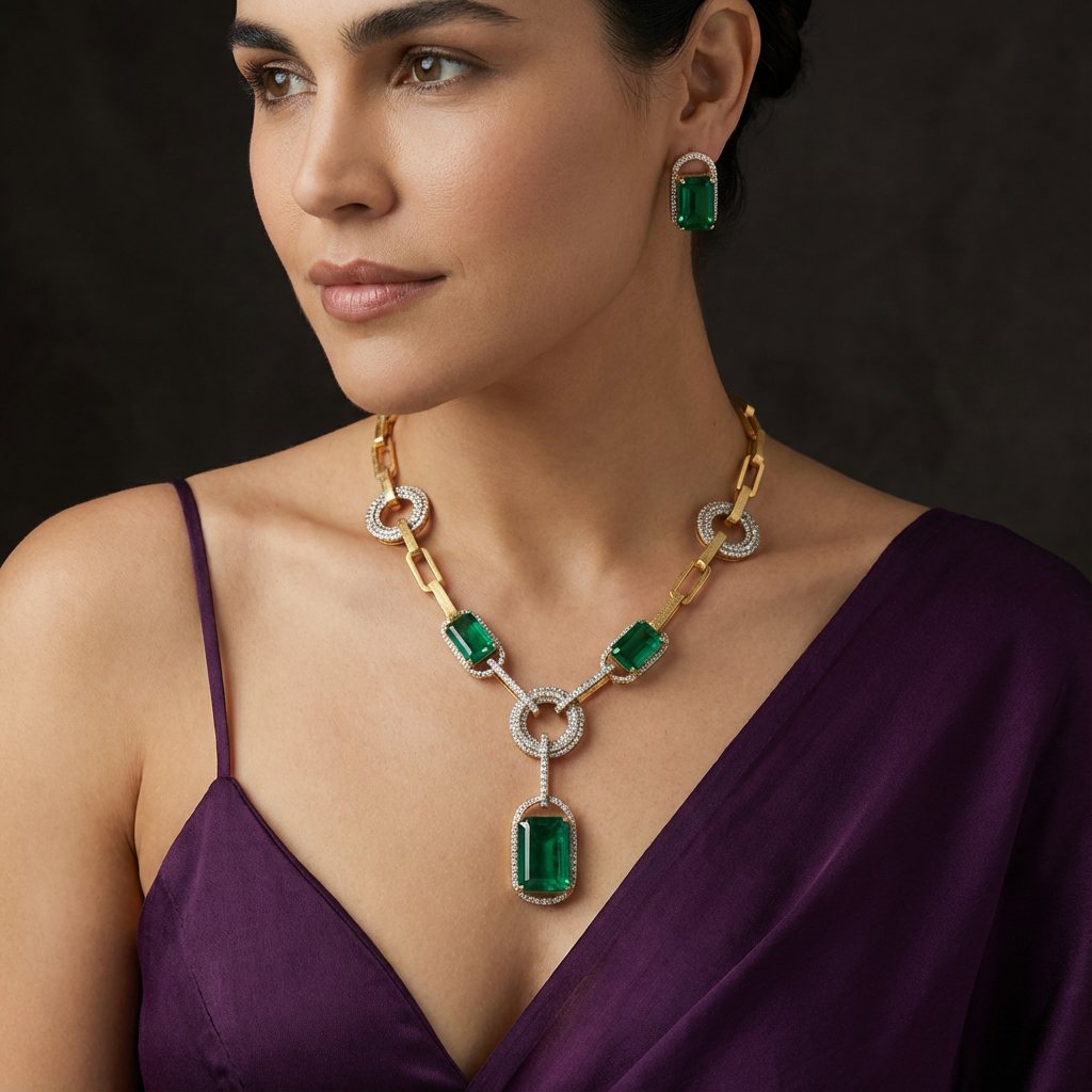 Verde Luminis Necklace Set